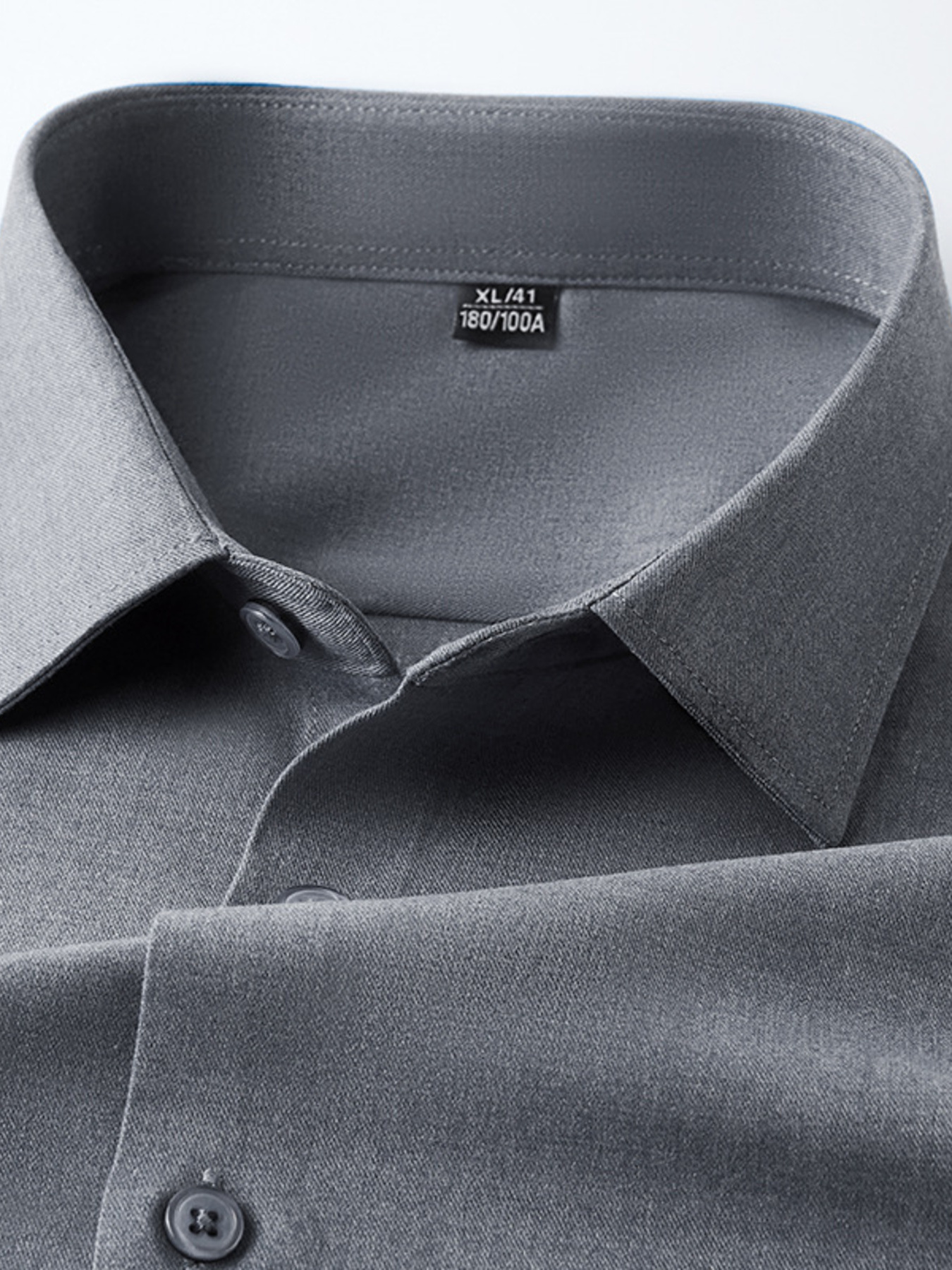 Men's Full Size Slim Fit Long Sleeve Shirt Plus Size