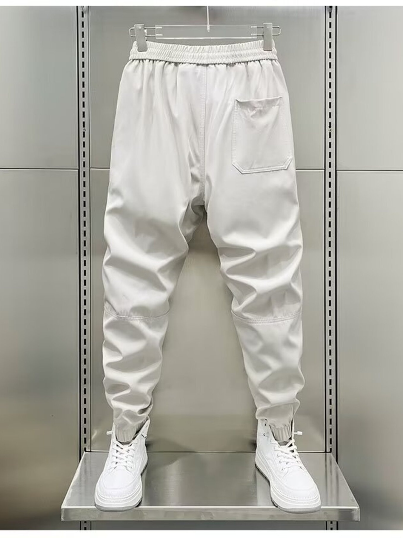 Men's Plus Size Drawstring Joggers with Pockets