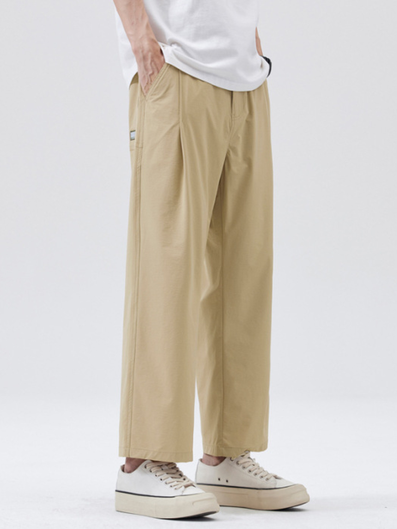 Men's Full Size Wide Leg Pants Plus Size