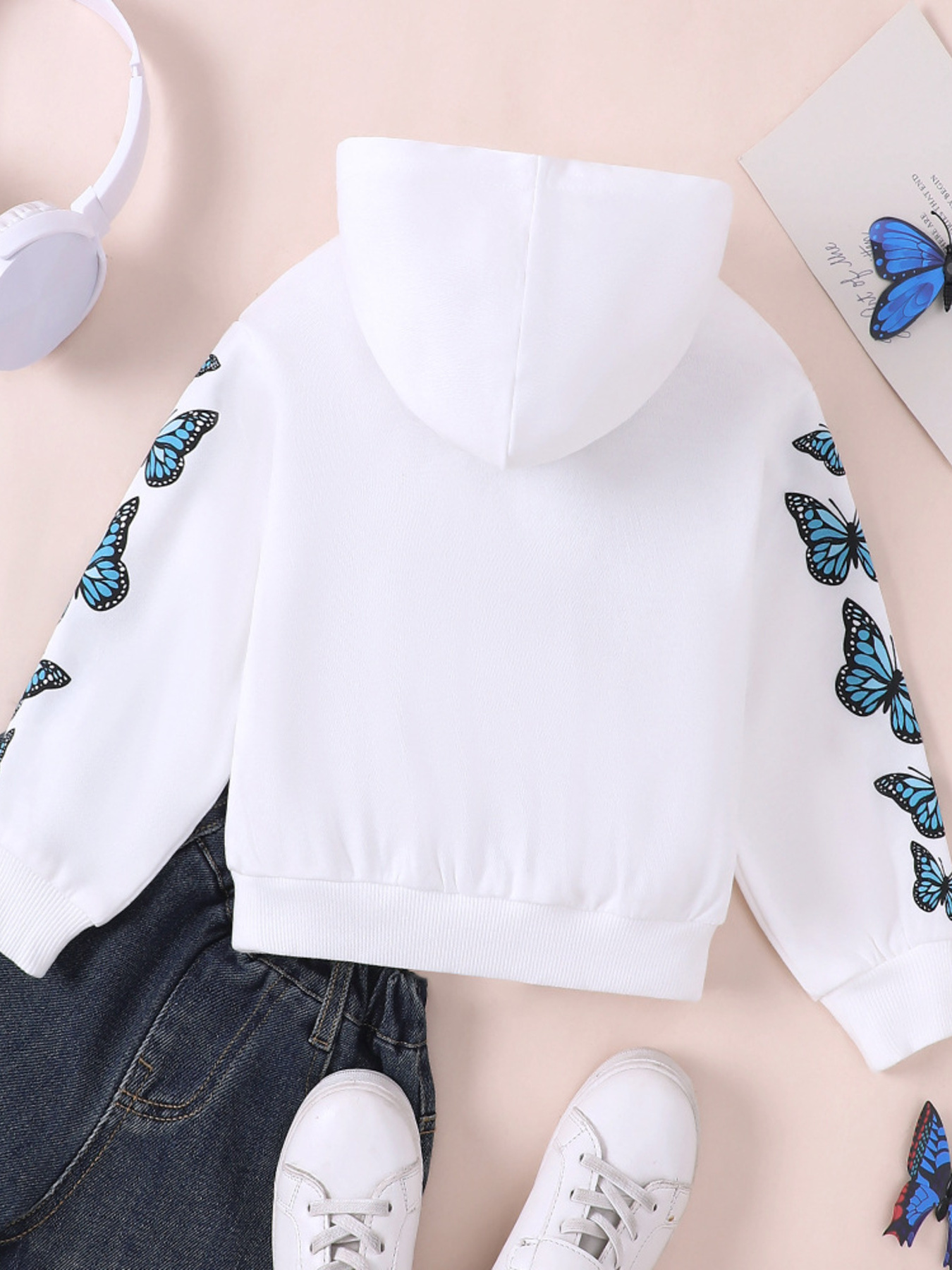 Children's Printed Long Sleeve Hoodie