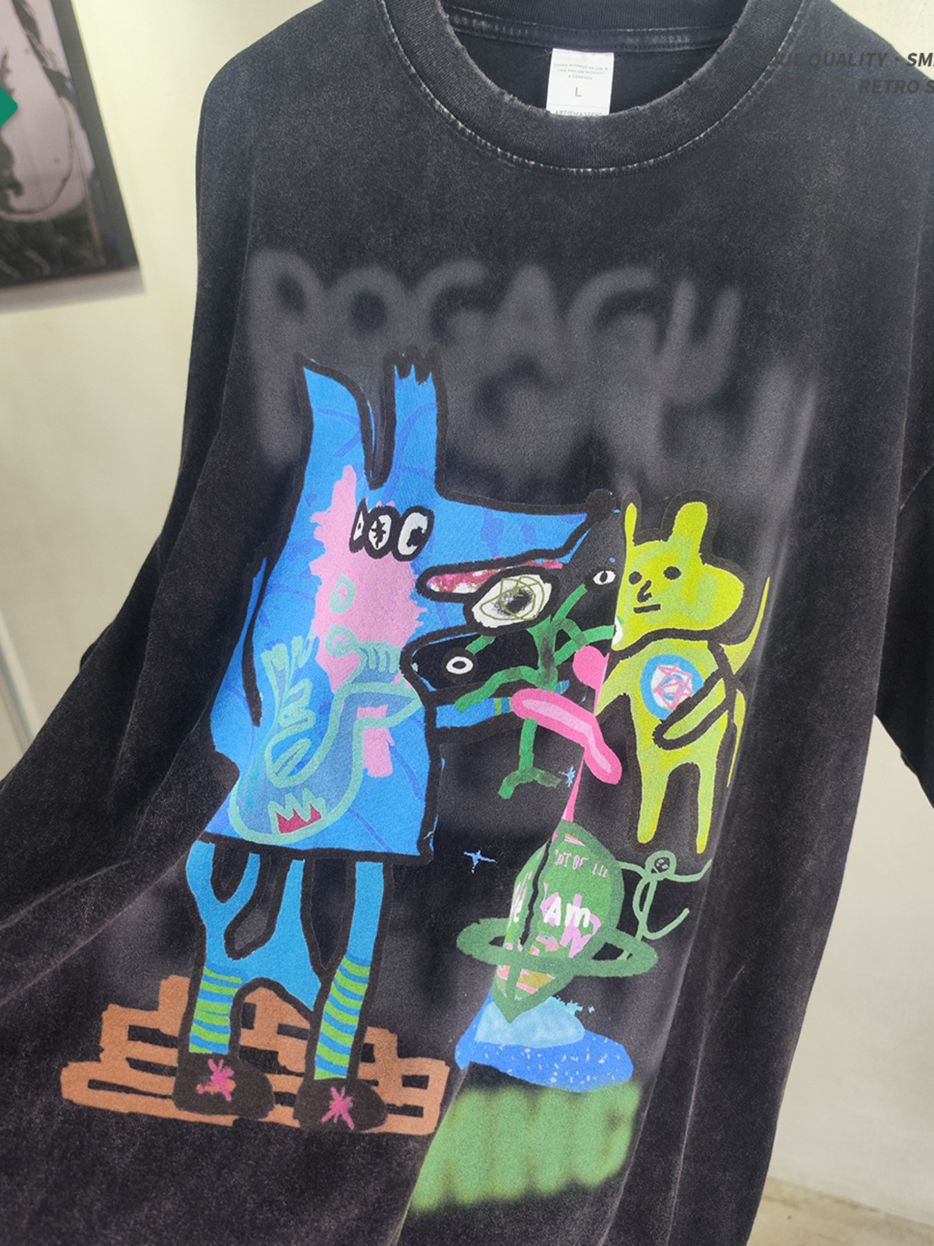 Men's Graphic Round Neck Short Sleeve T-Shirt