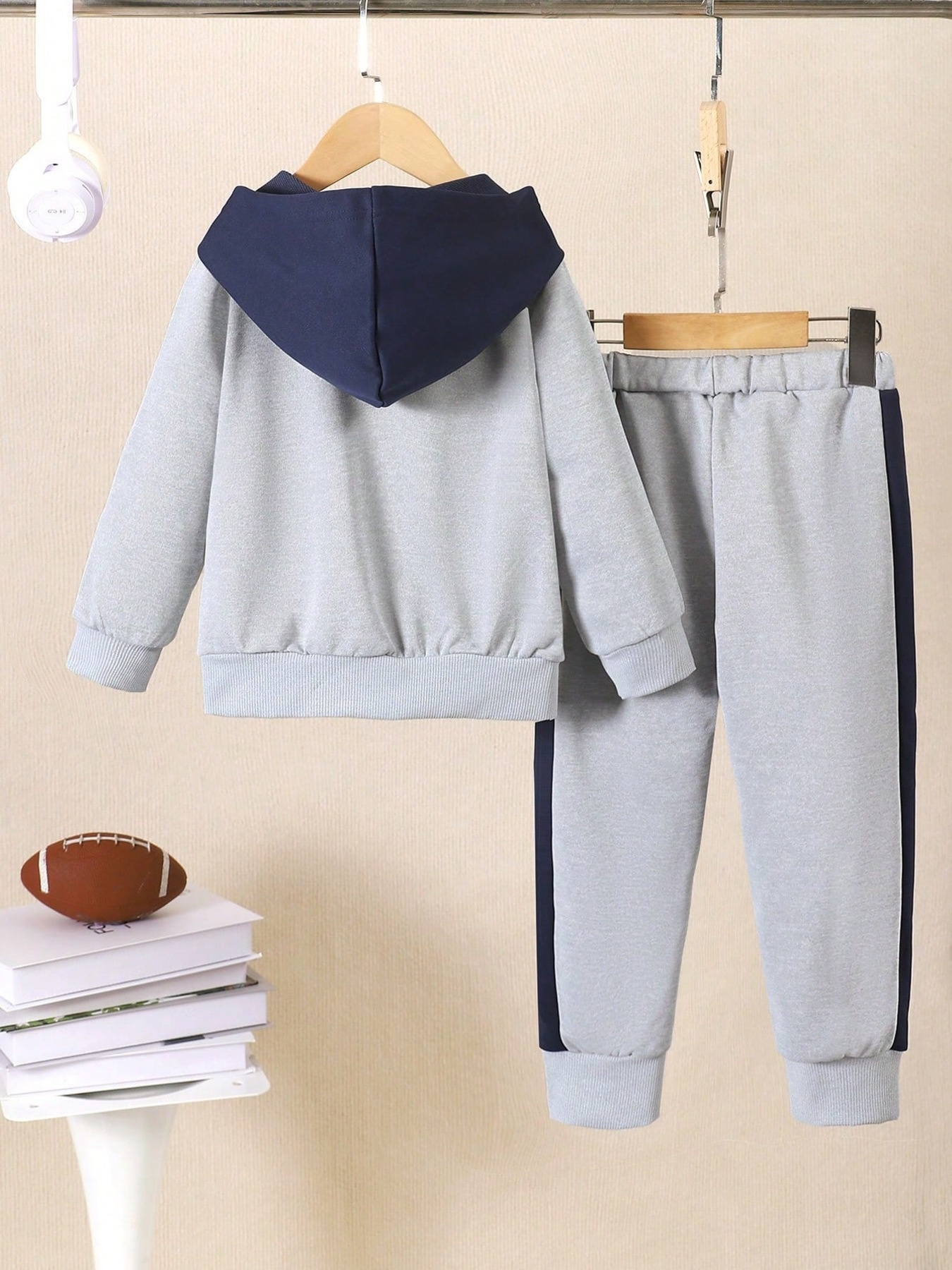 Children's Football Graphic Hoodie & Pants Set