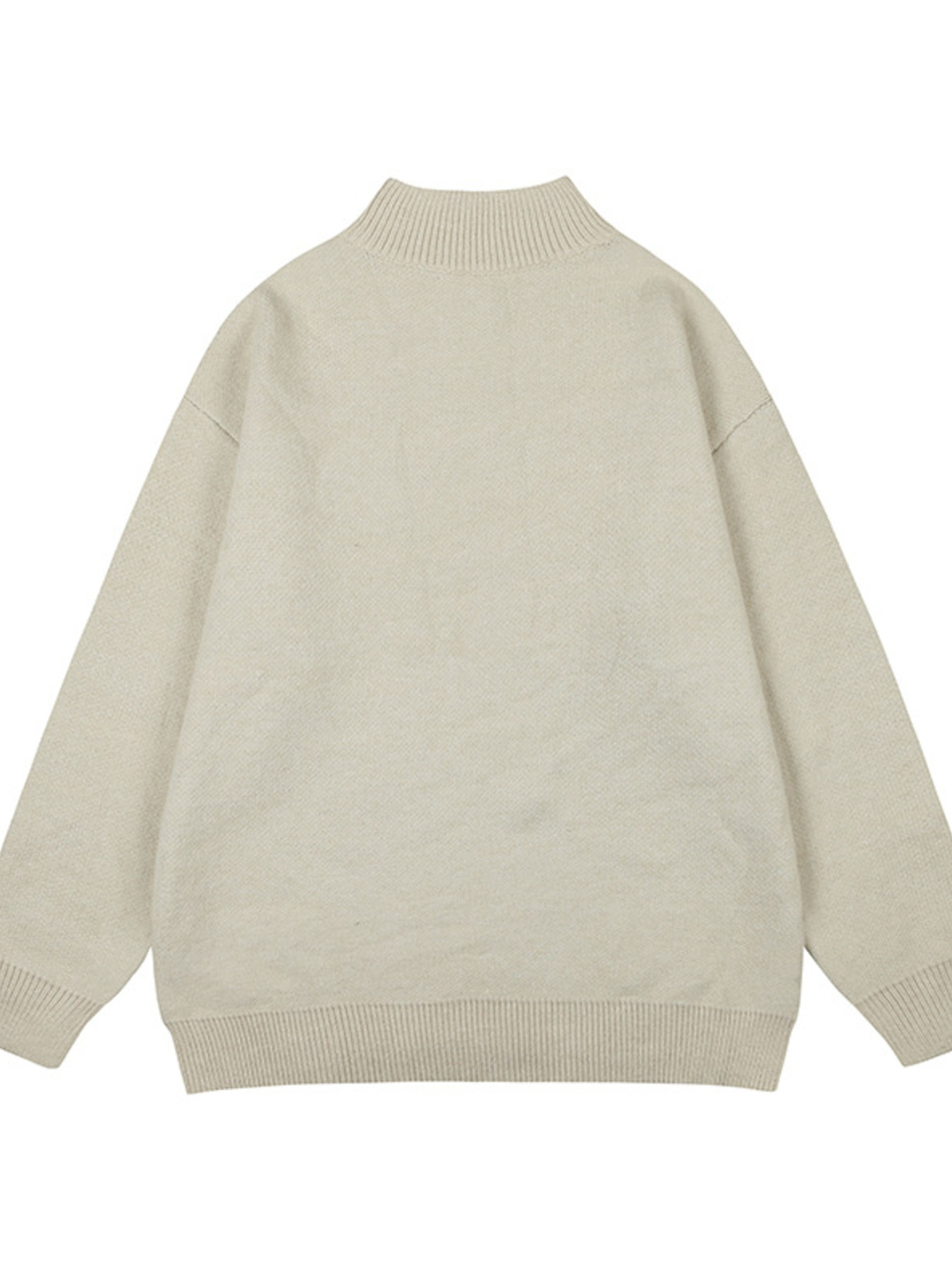 Men's Gradient Quarter Zip Long Sleeve Sweater