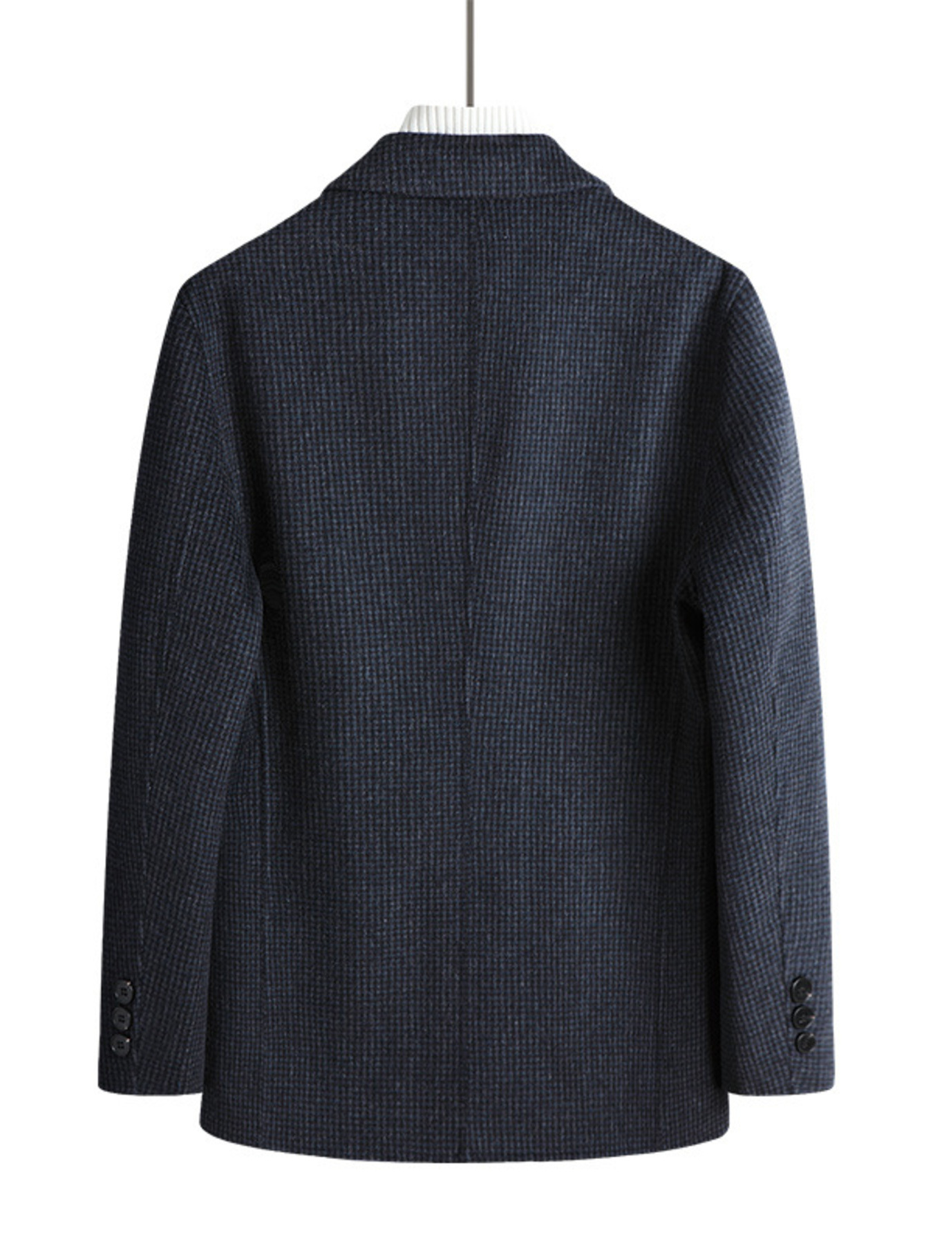 Men's Plus Size Lapel Collar Long Sleeve Blazer