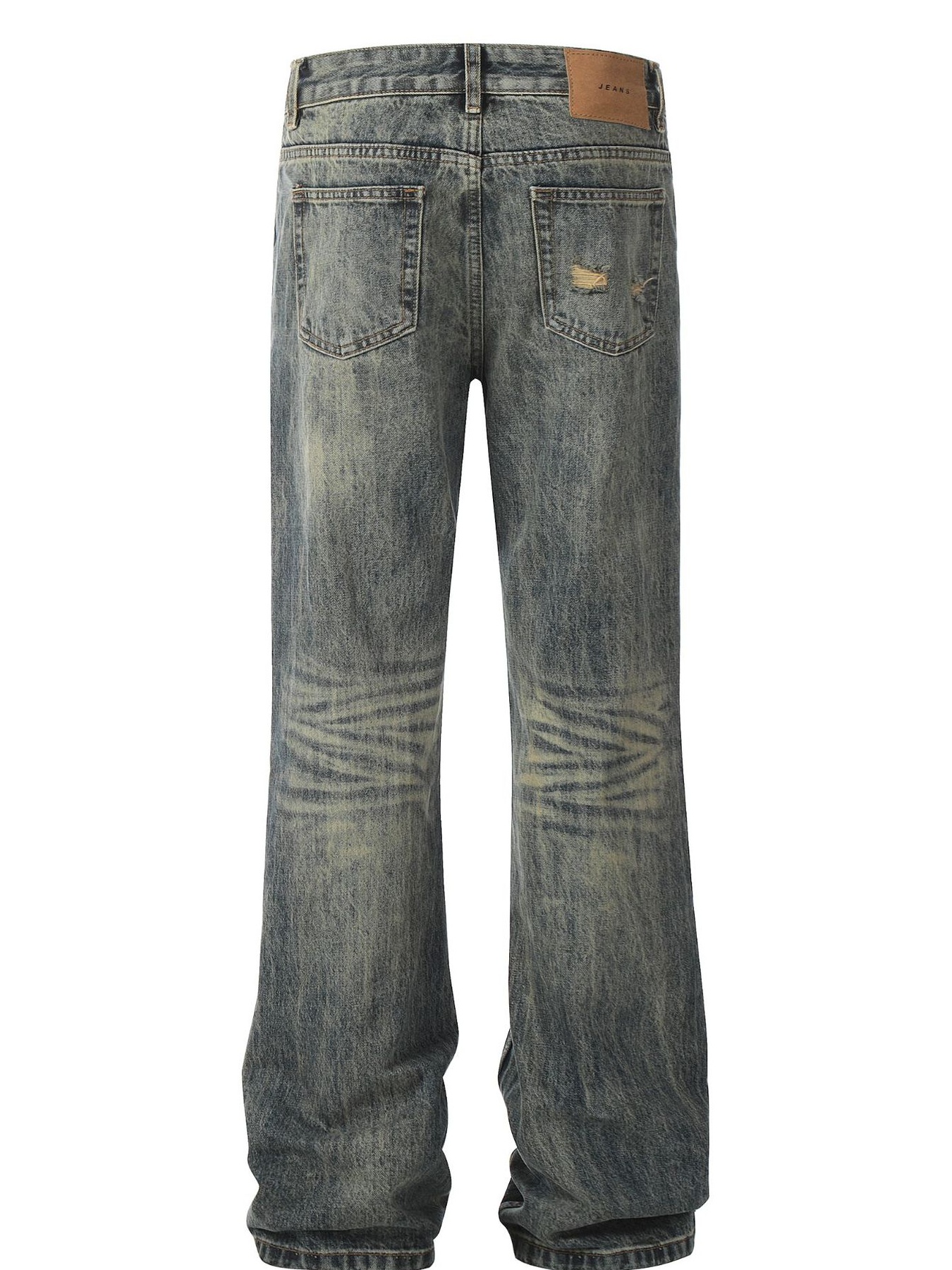 Men's Wash Straight Leg Jeans