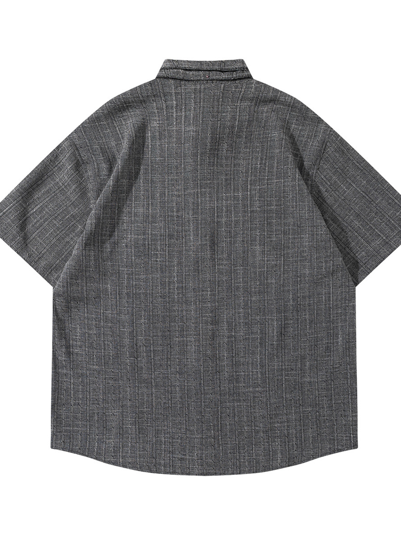 Men's Oversized Short Sleeve Shirt with Chest Pockets