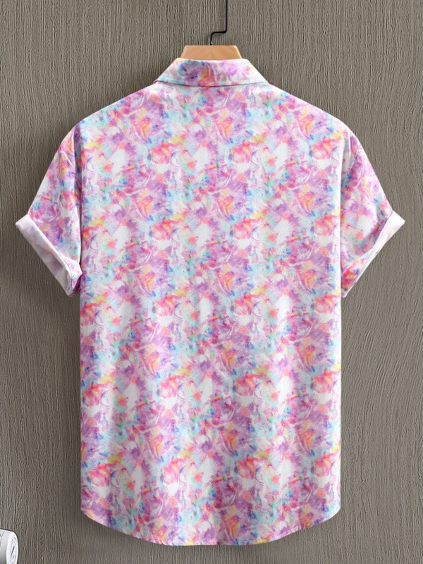 Men's Printed Short Sleeve Casual Shirt