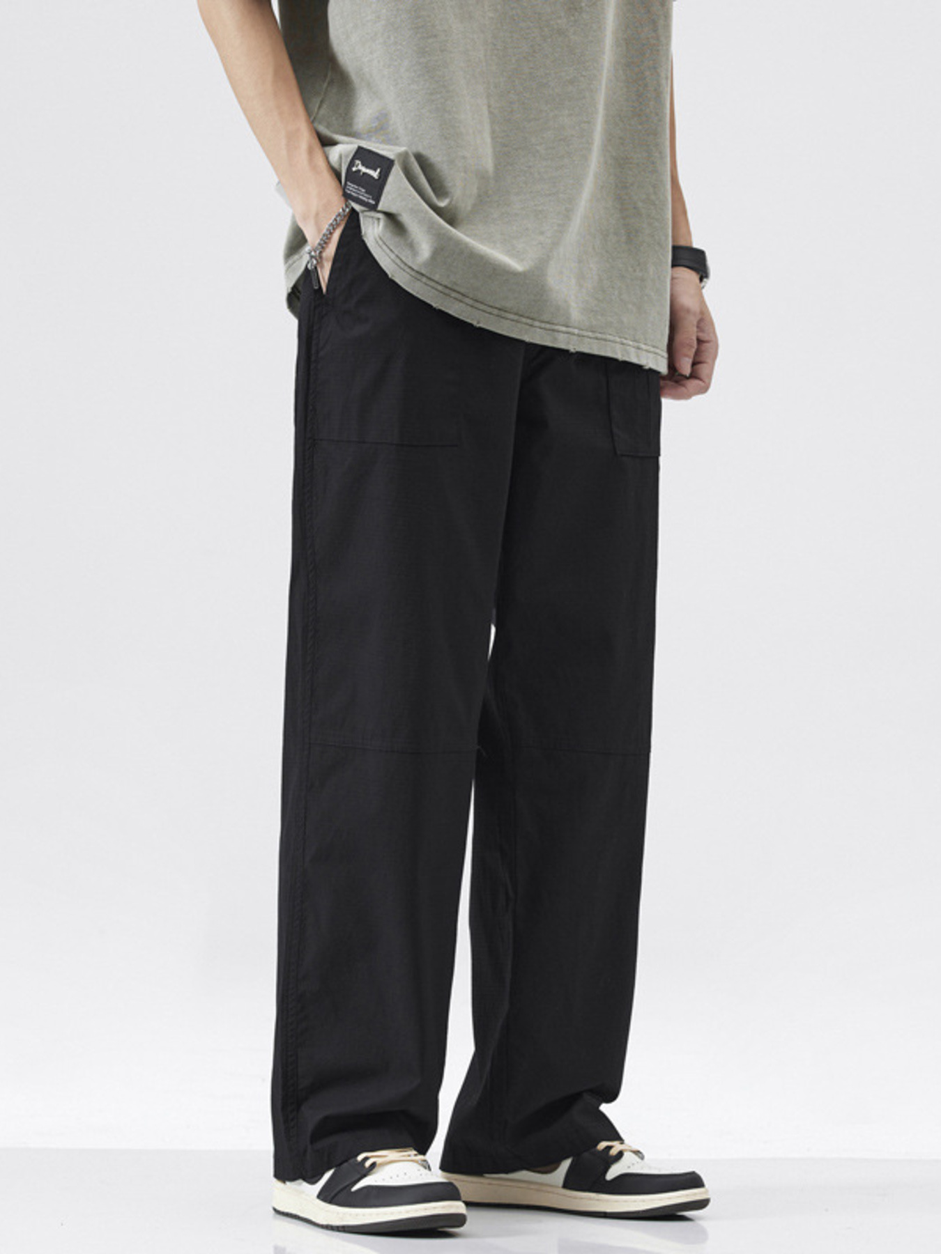 Men's Full Size Relaxed Fit Cargo Pants Plus Size