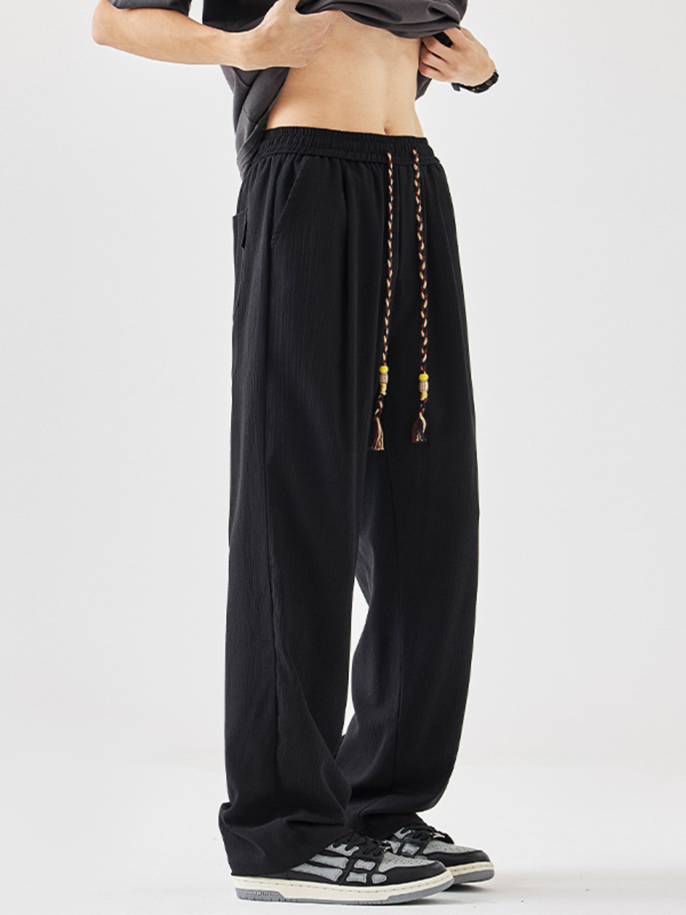 Men's Plus Size Loose Fit Drawstring Pants