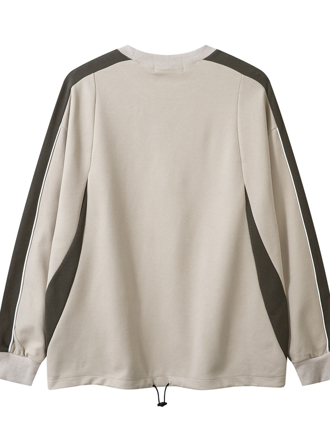 Men's Letter Color Block Round Neck Sweatshirt