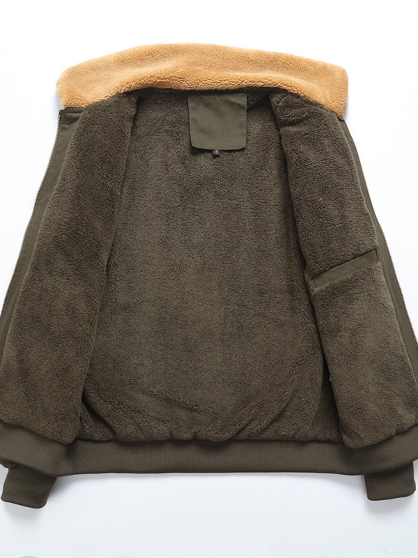 Men's Full Size Zip Up Bomber Jacket Plus Size