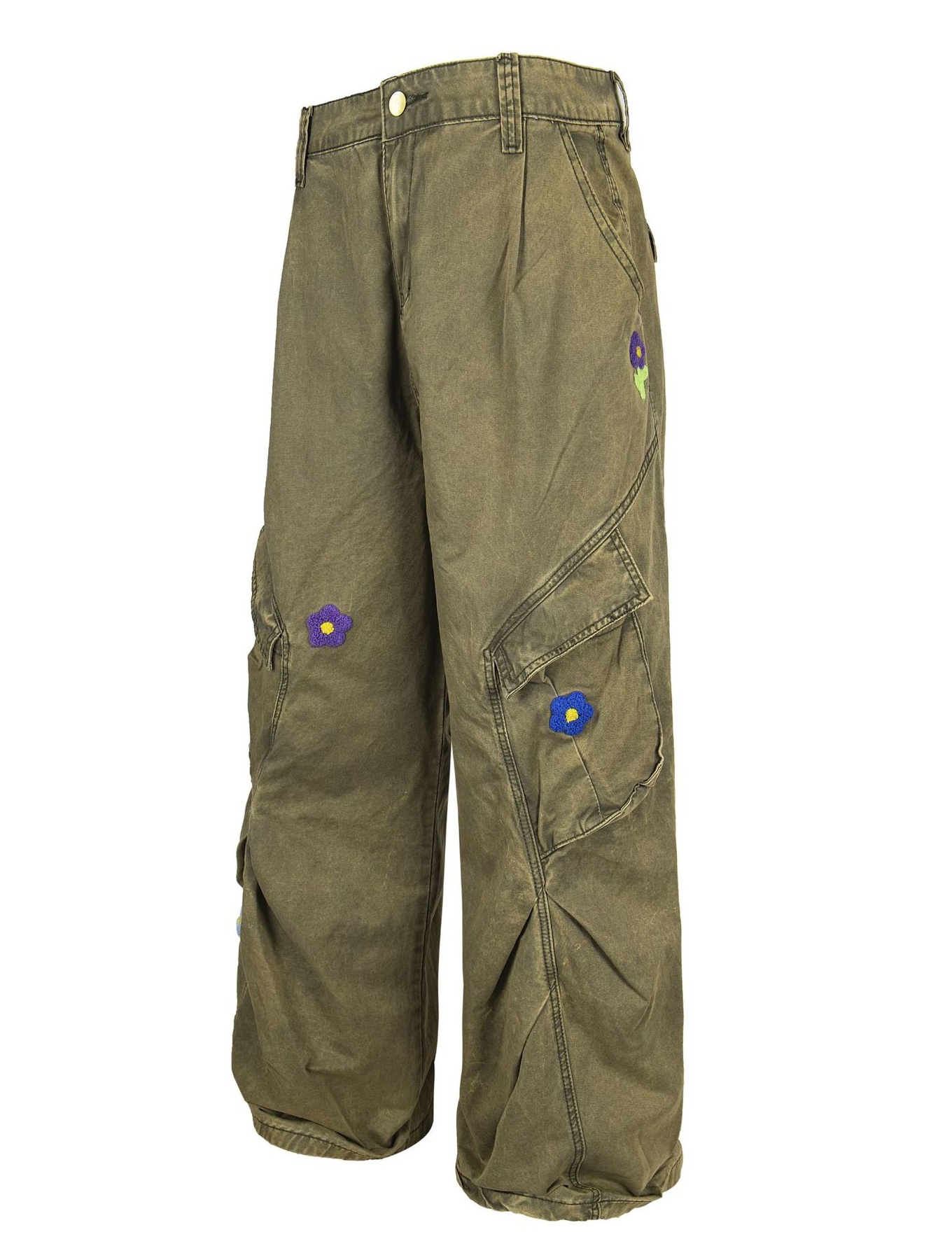 Men's Flower Cargo Pants