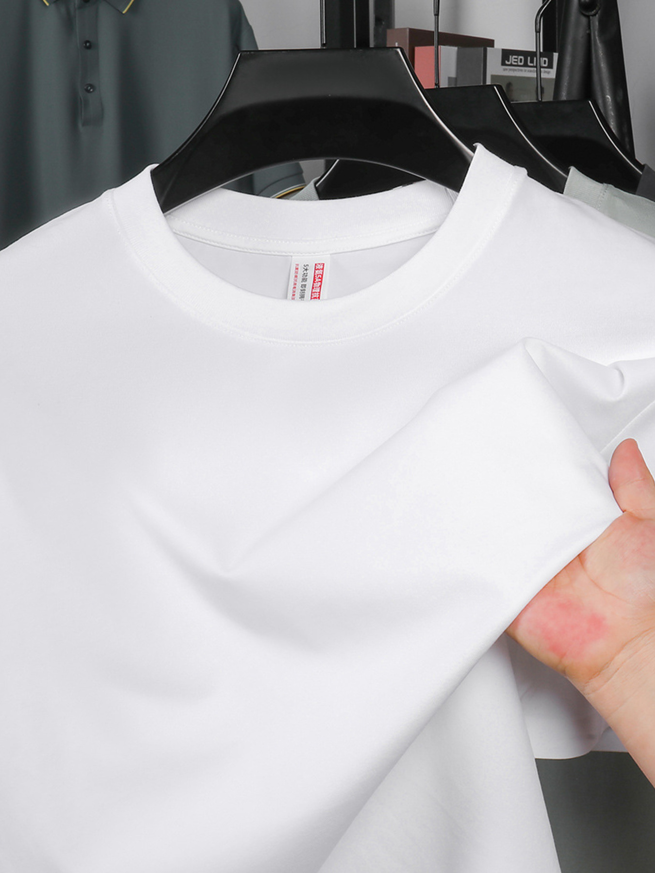 Men's Plus Size Round Neck Half Sleeve T-Shirt