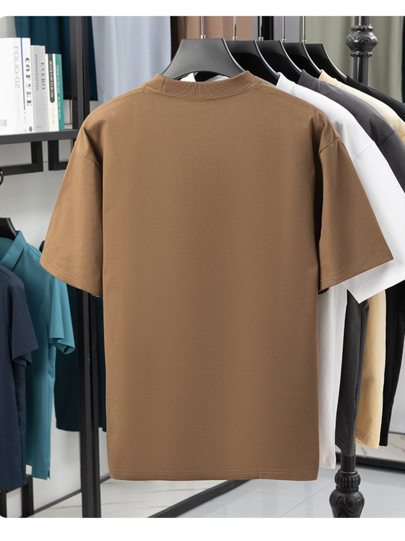 Men's Full Size Crew Neck Short Sleeve T-Shirt Plus Size