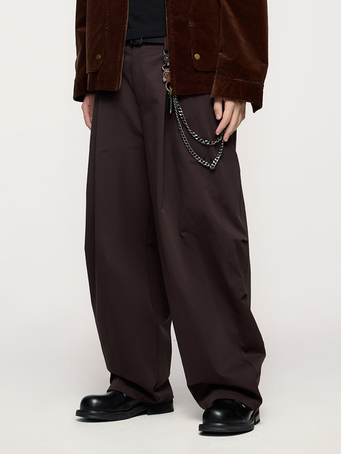 Men's Oversized Wide-Leg Pants