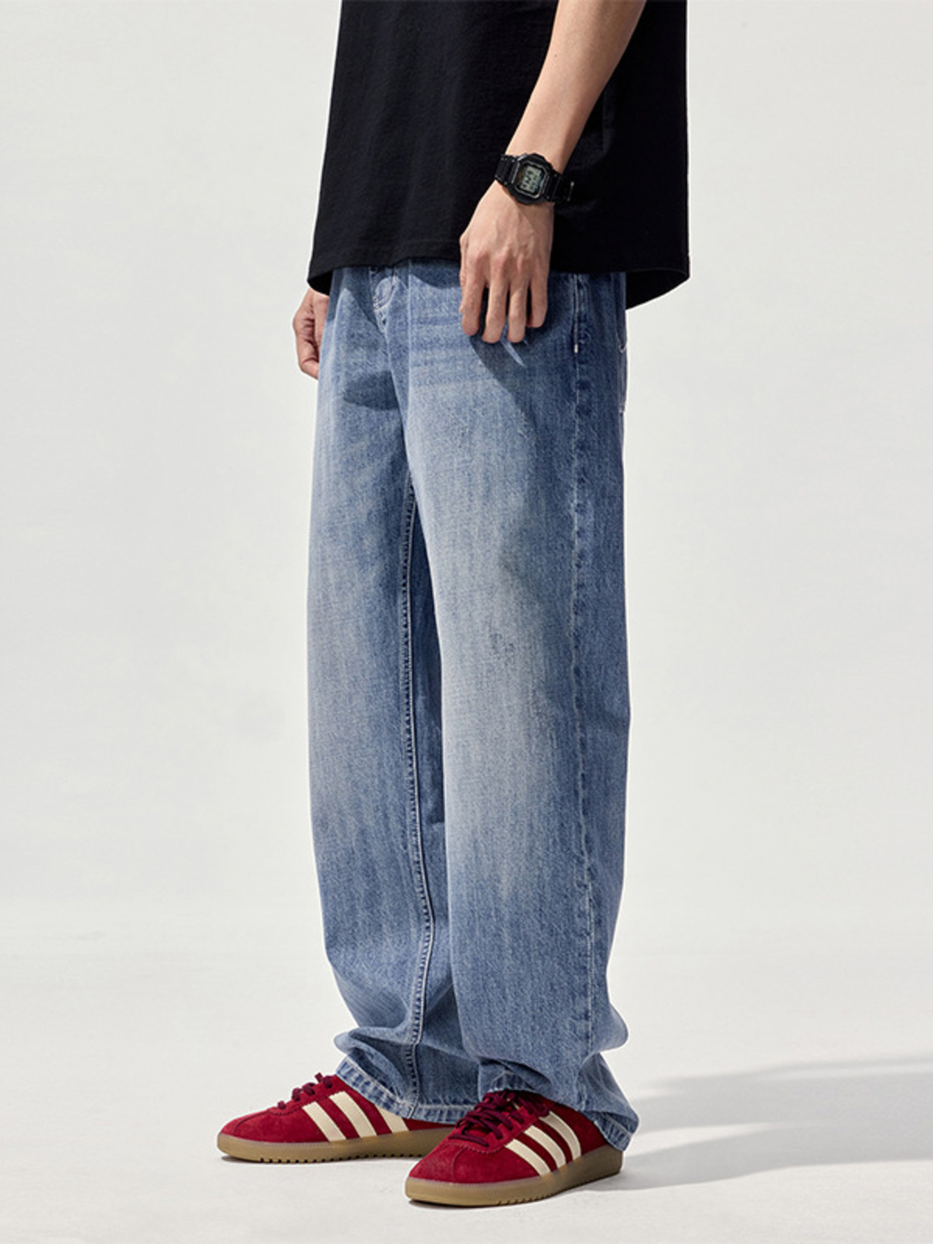 Men's Wide Leg Jeans