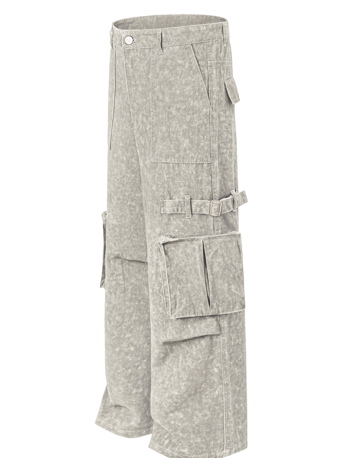 Men's Wide Leg Cargo Jeans