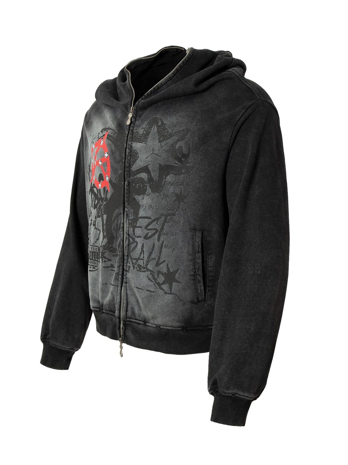 Men's Long Sleeve Zip-Up Hoodie
