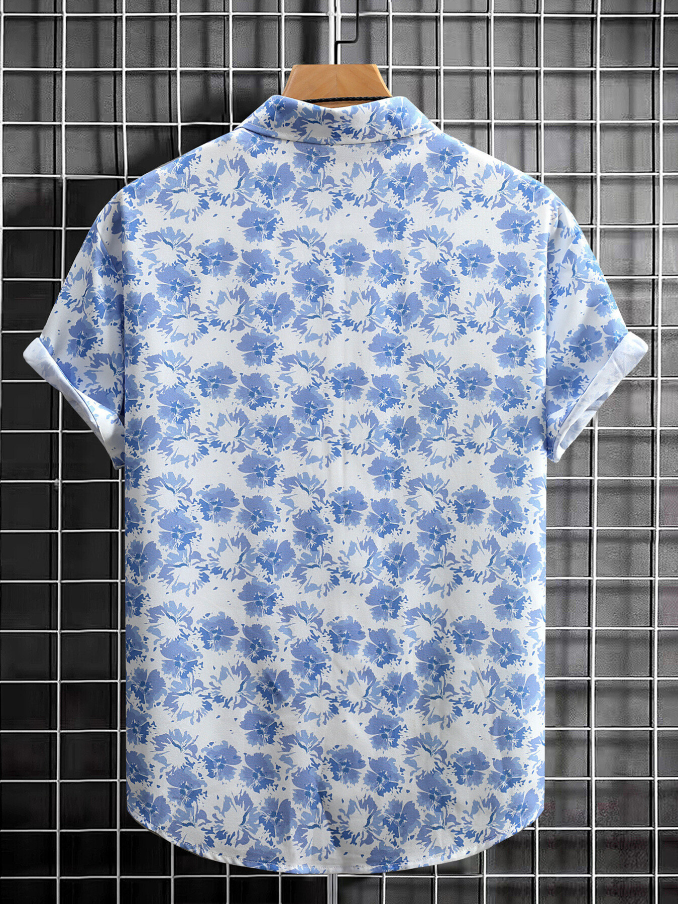 Men's Printed Short Sleeve Summer Shirt