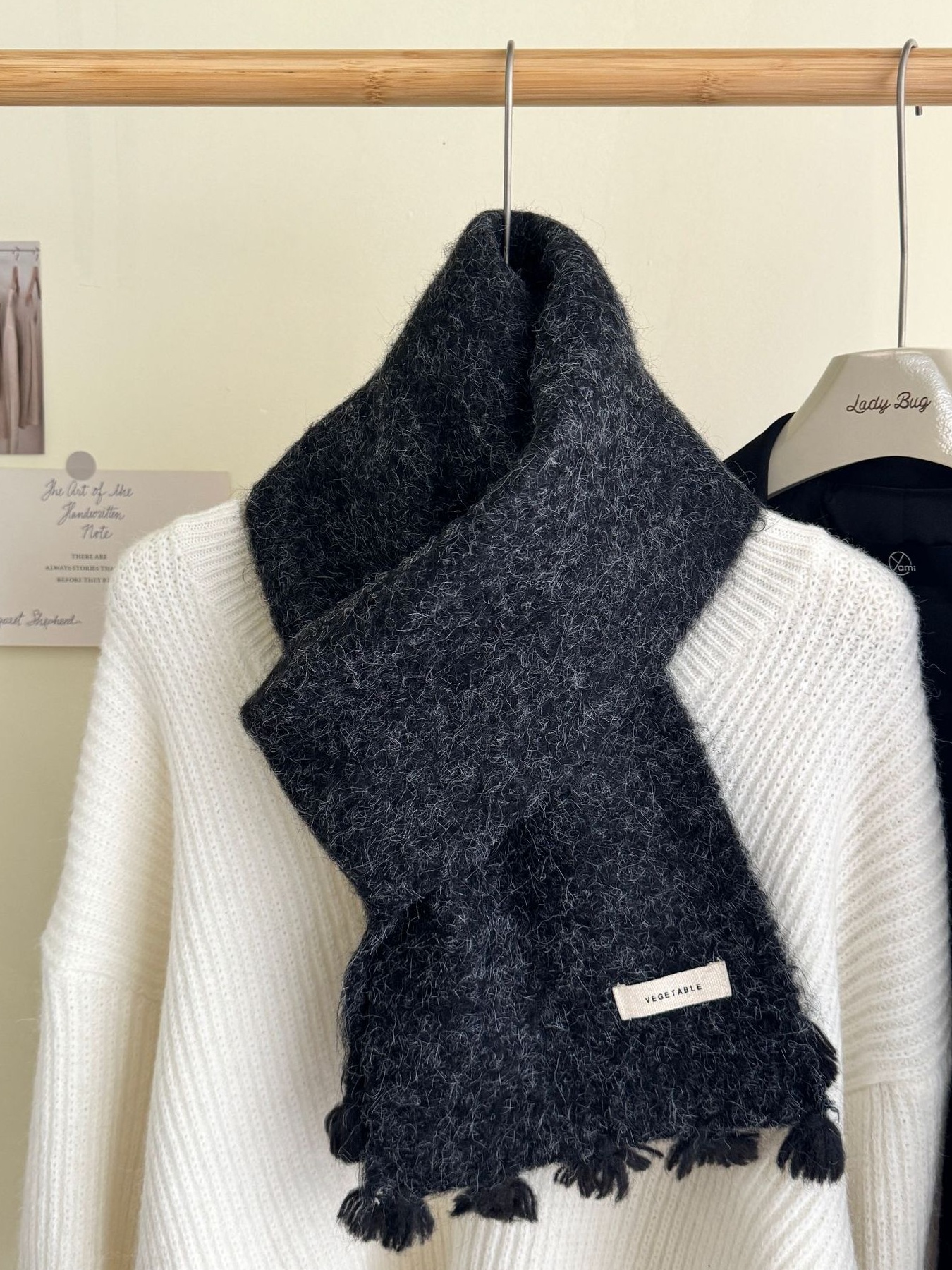 Tassel Knitted Scarf