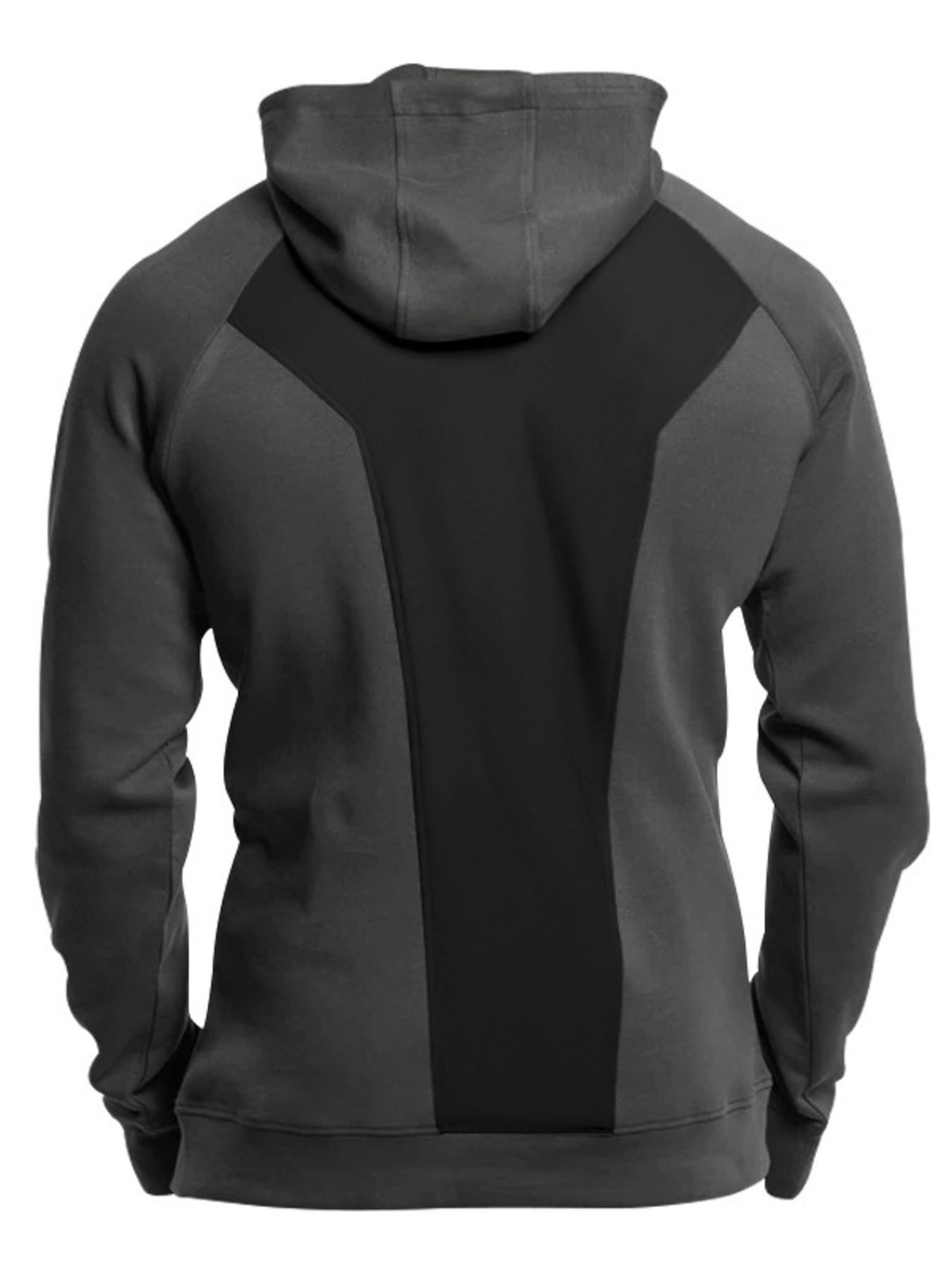 Men's Full Size Quarter Zip Long Sleeve Hoodie Plus Size