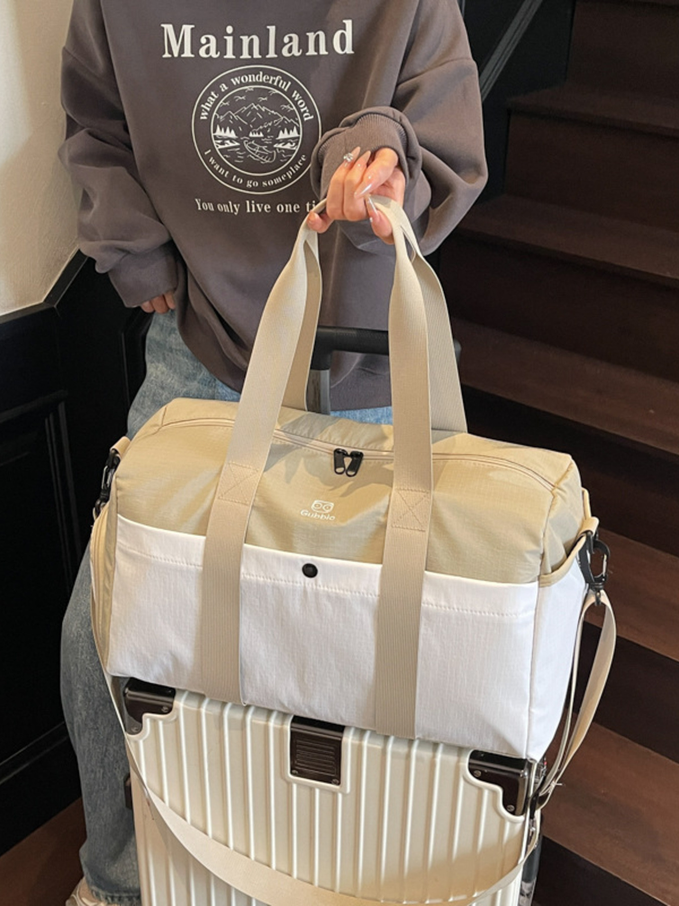 Two-Tone Duffle Bag 6