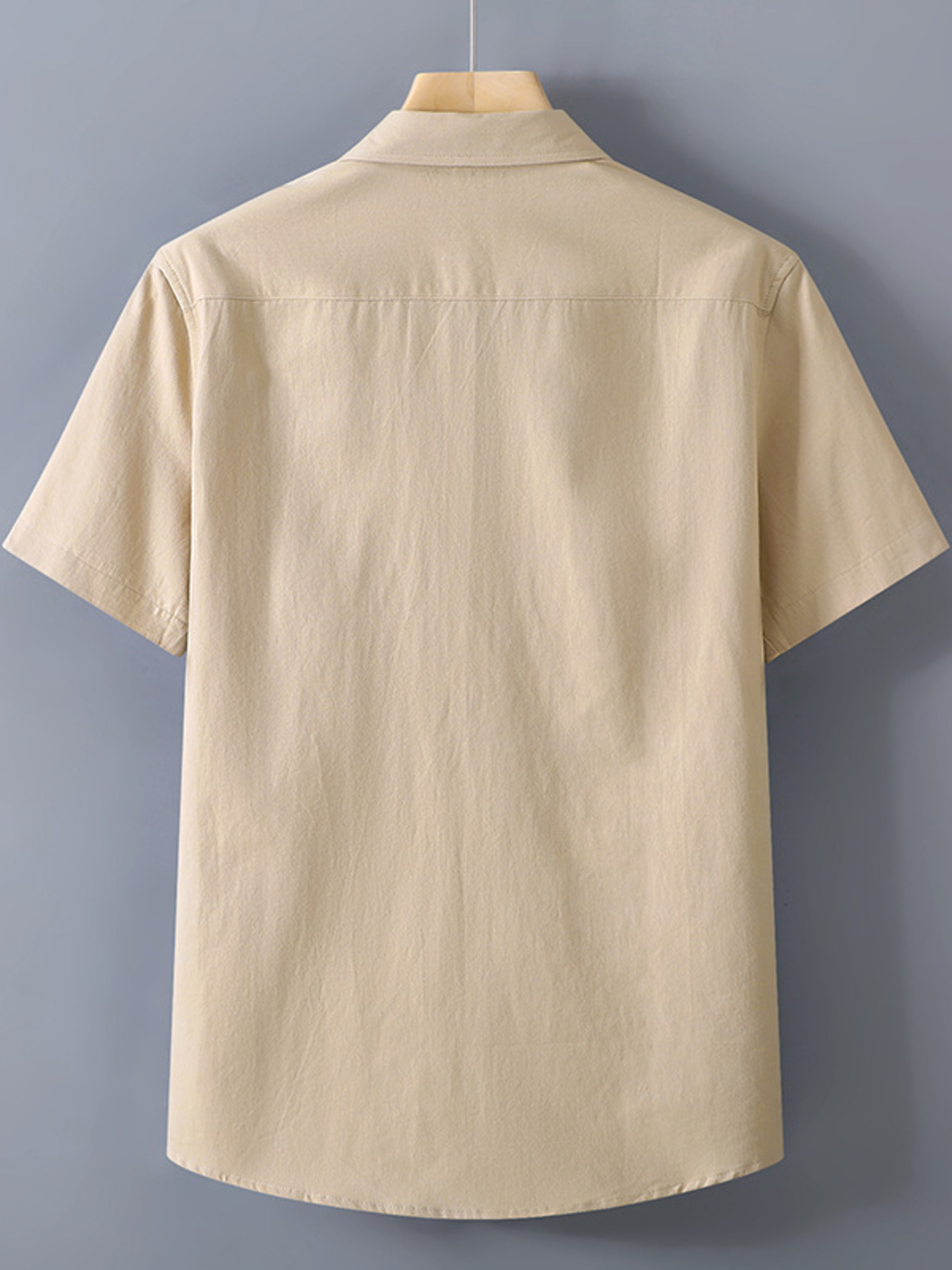 Men's Plus Size Button Up Short Sleeve Shirt