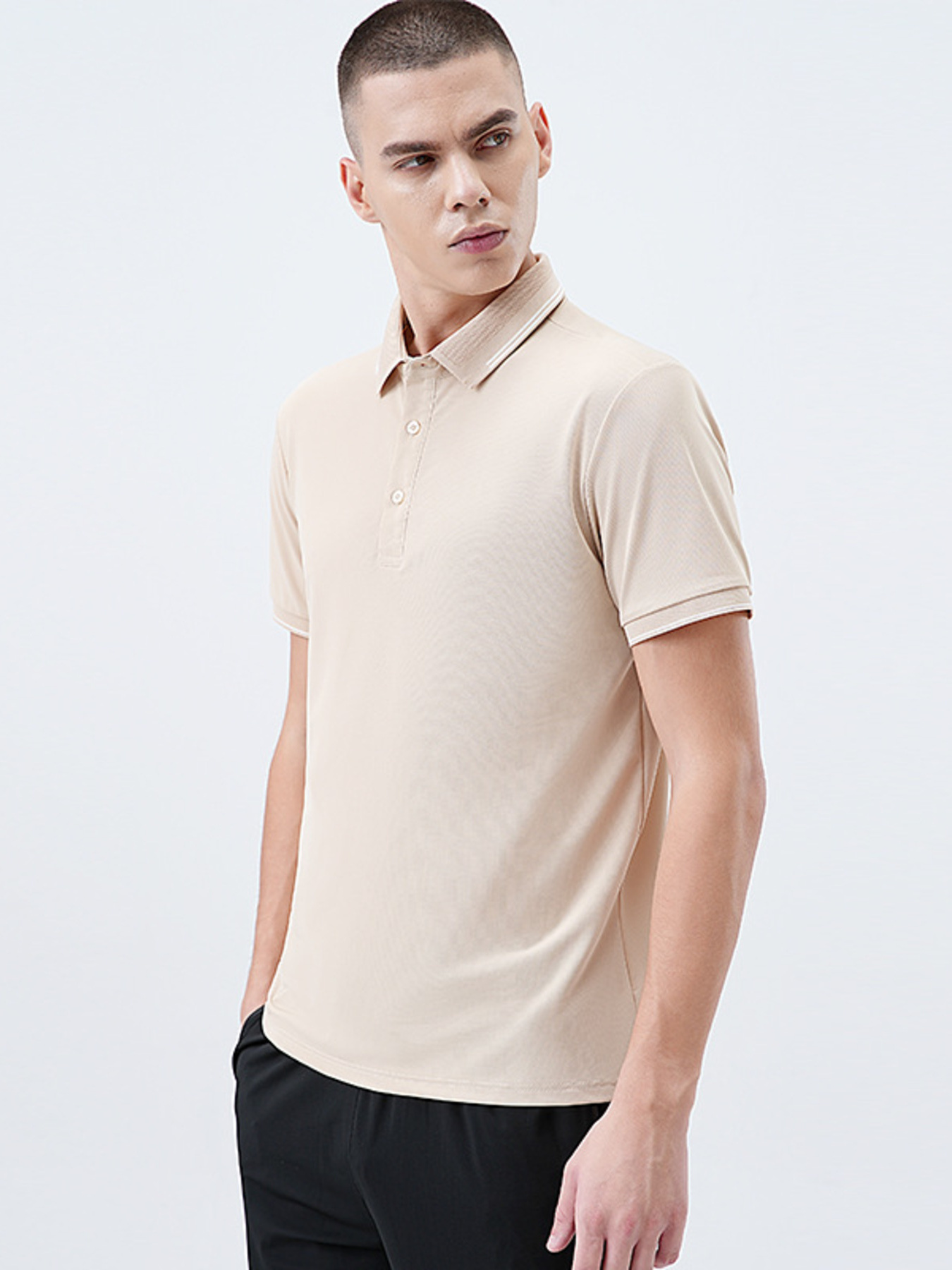 Men's Plus Size Classic Short Sleeve Polo Shirt