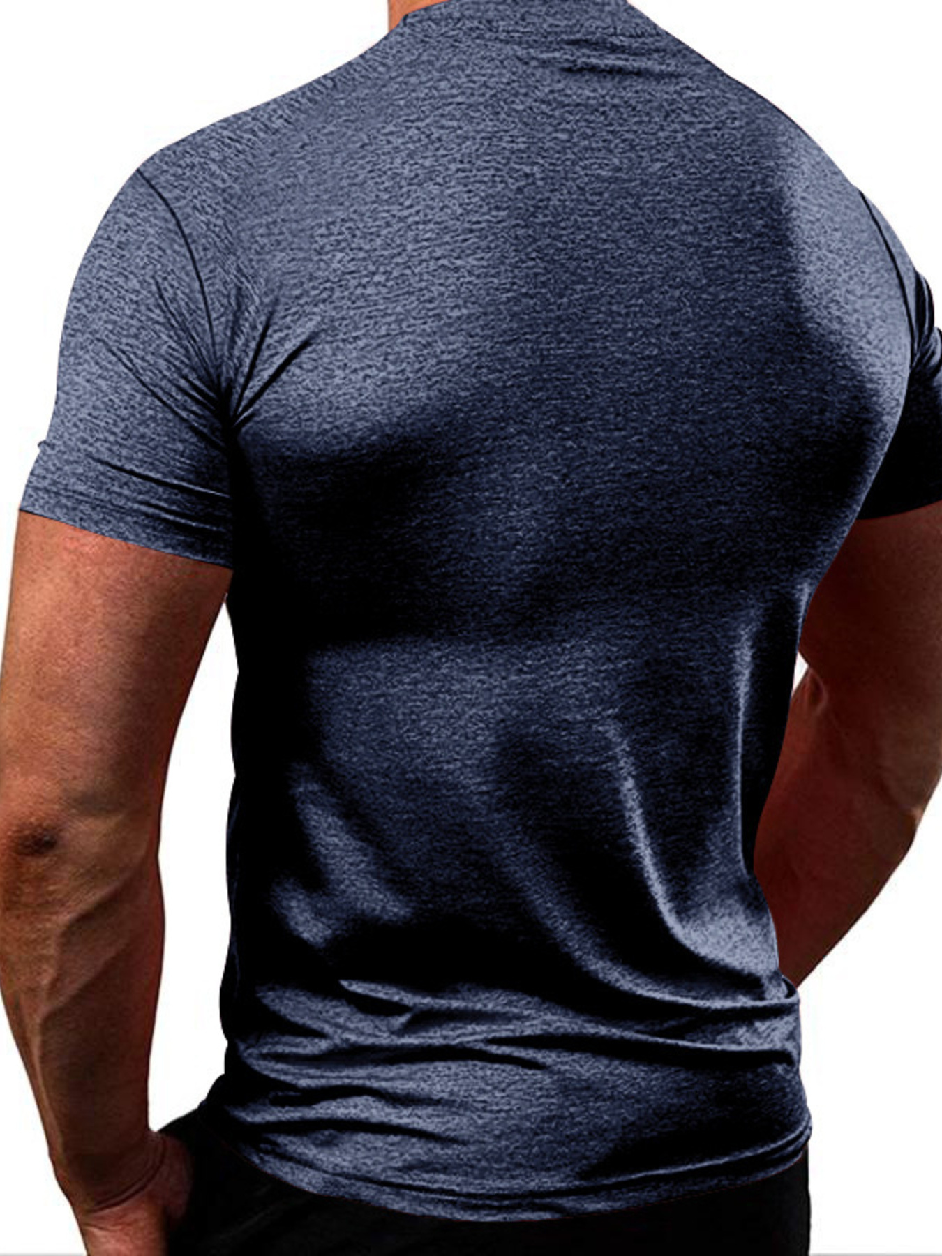Men's Full Size Round Neck Short Sleeve T-Shirt Plus Size