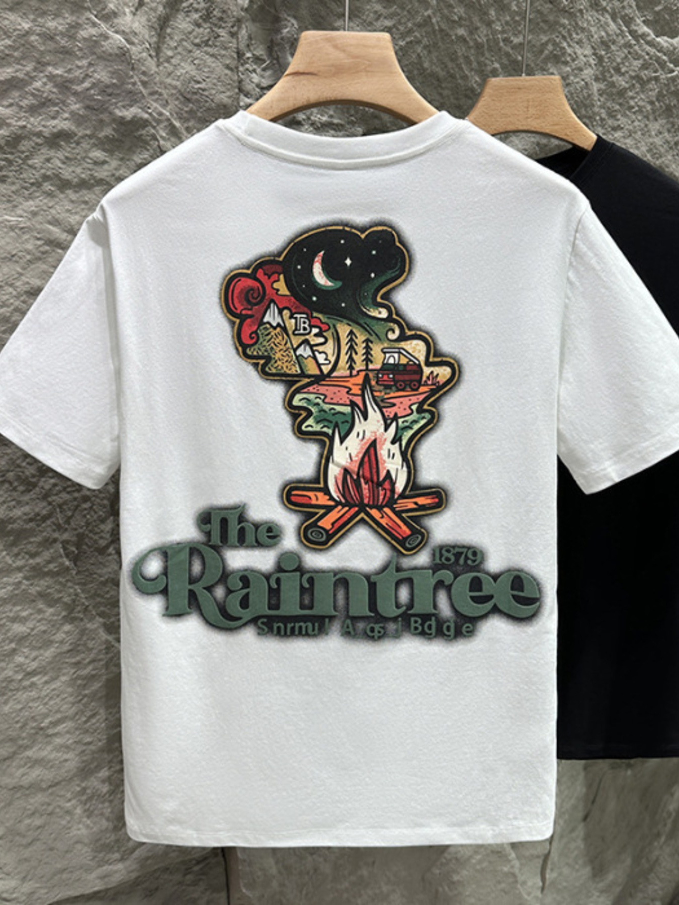 Men's Plus Size Graphic Round Neck Short Sleeve T-Shirt