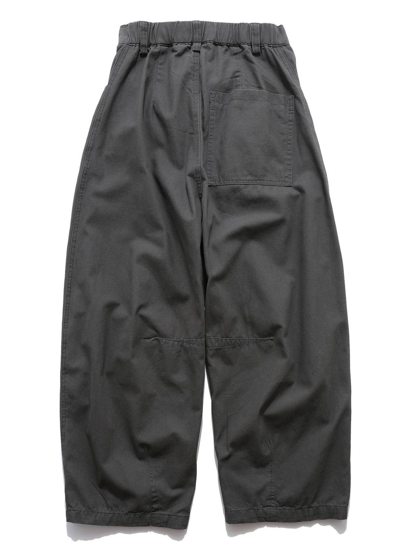 Men's Wide Leg Drawstring Cargo Curved Pants