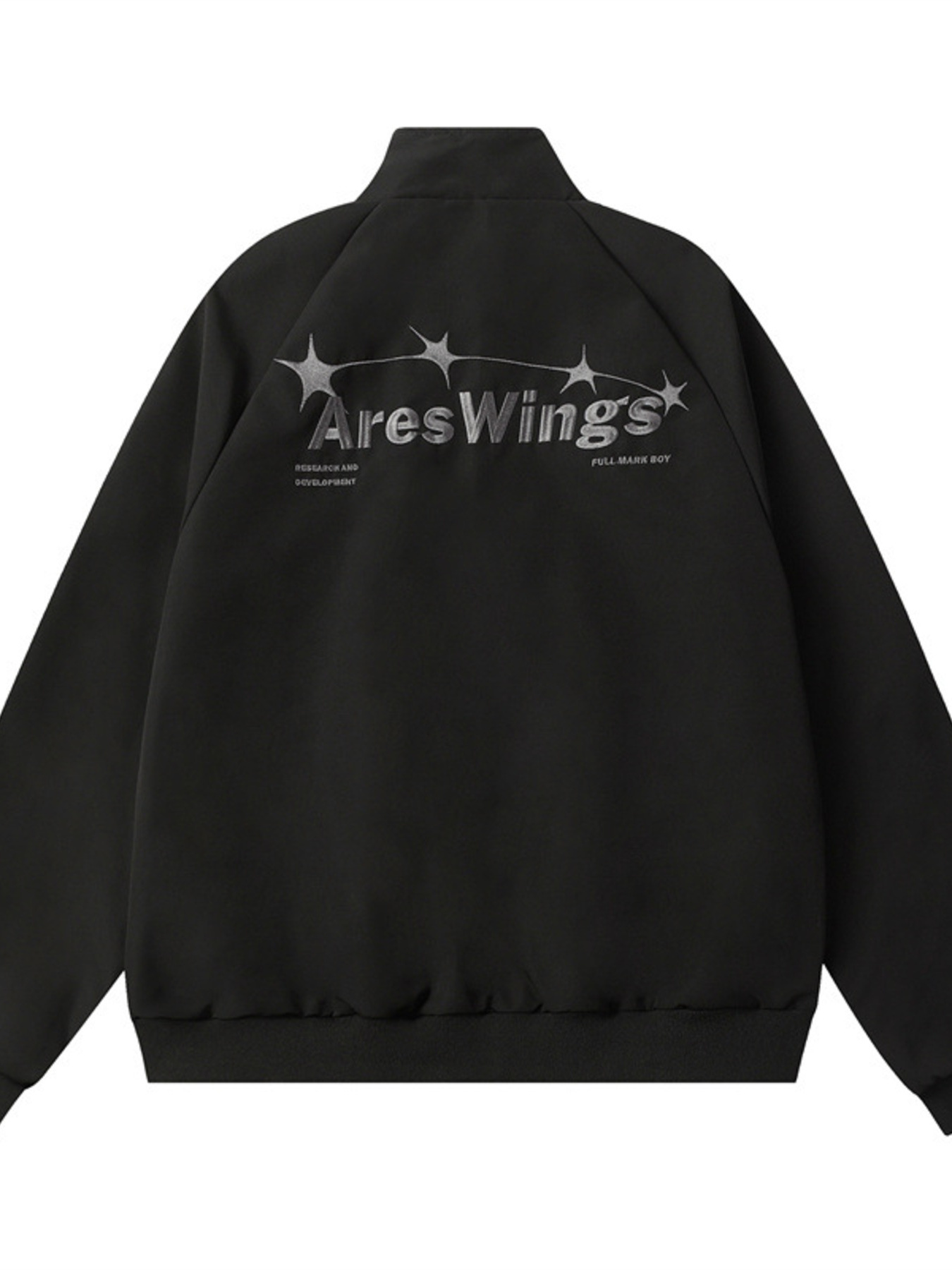 Men's Star Pattern Zip-Up Jacket