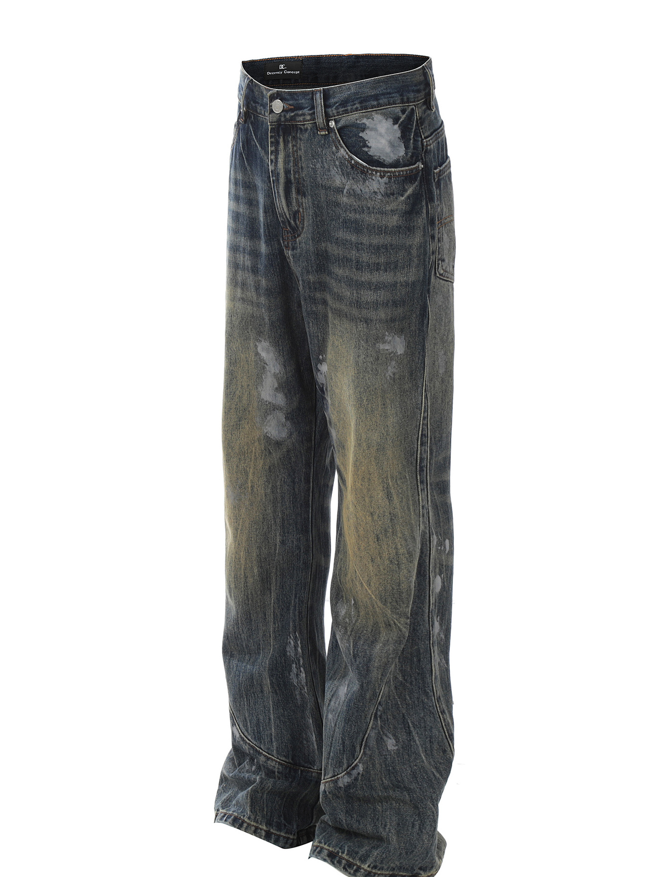 Men's Washed Loose Fit Jeans
