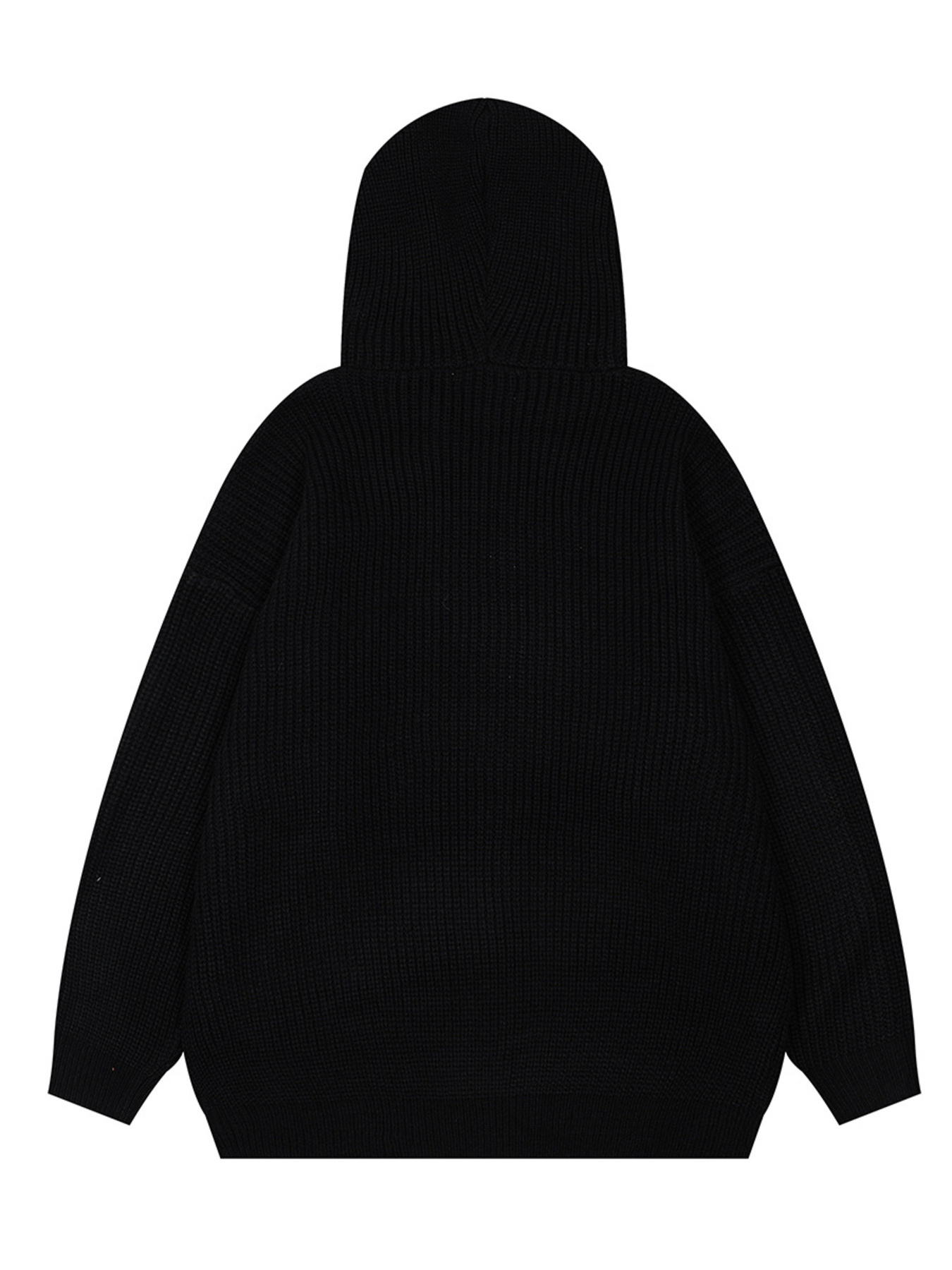 Men's Graphic Zip-Up Hooded Cardigan