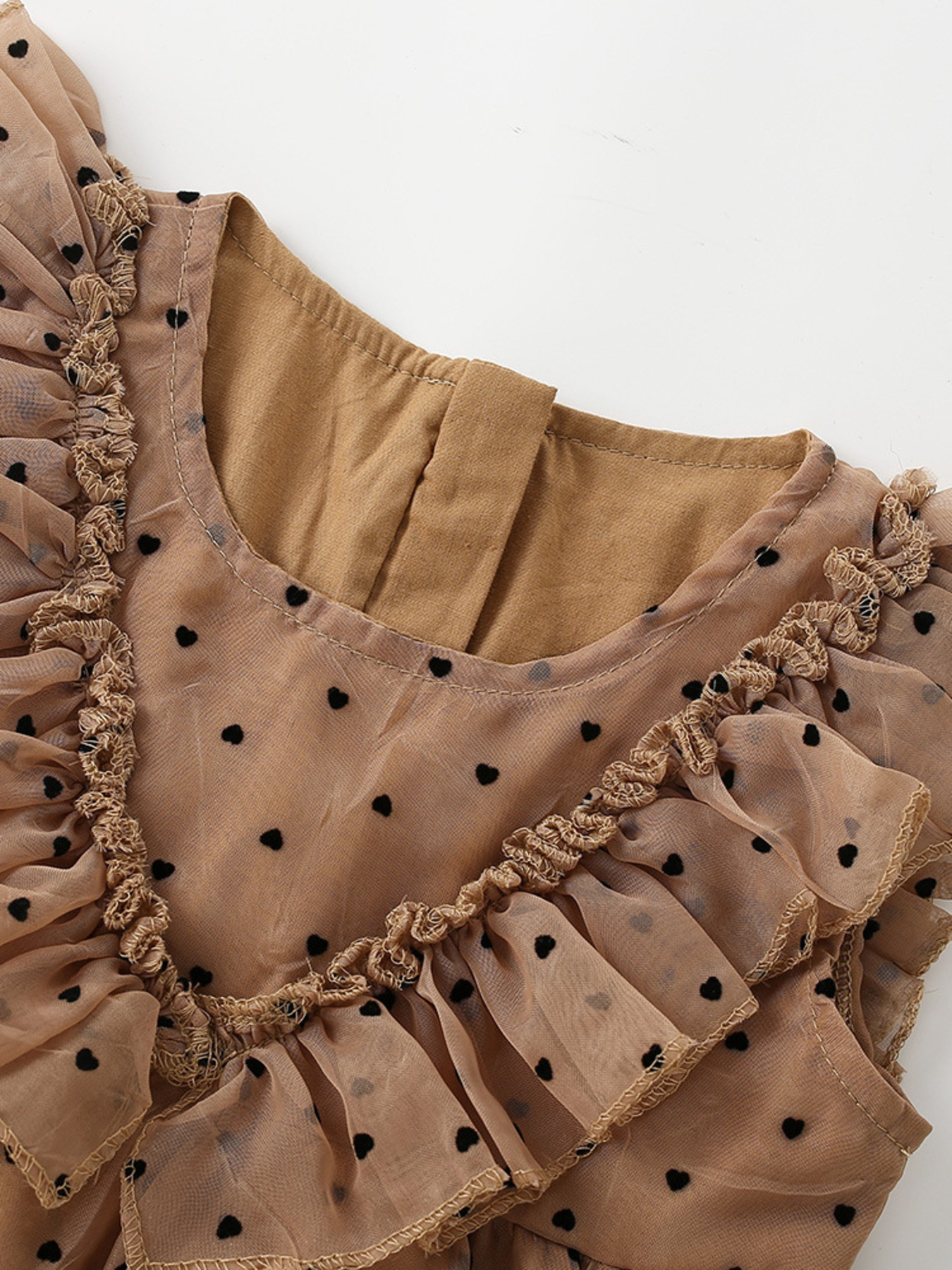 Children's Polka Dot Ruffle Dress 3
