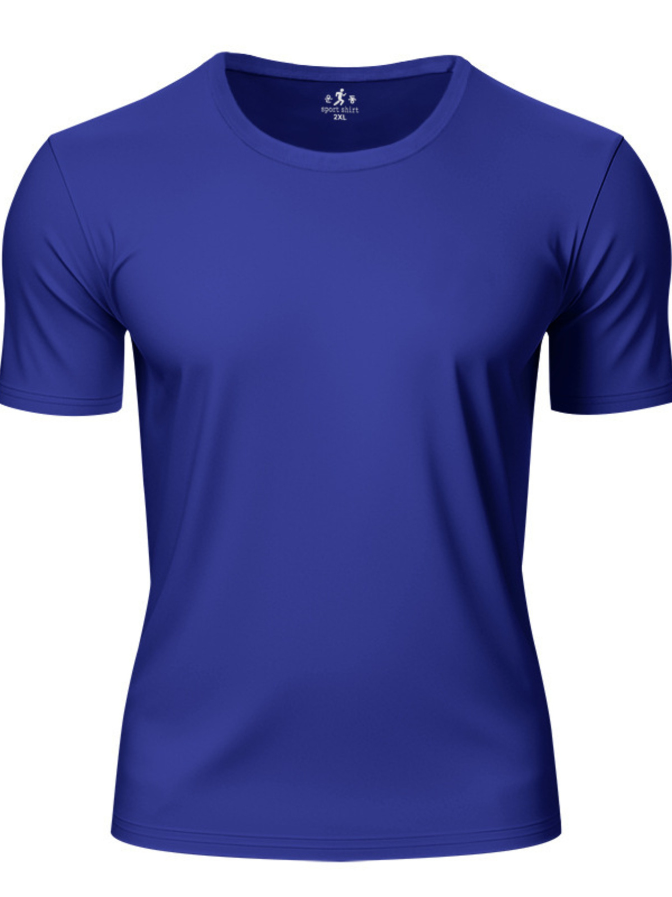 Men's Full Size Round Neck Short Sleeve Active T-Shirt Plus Size