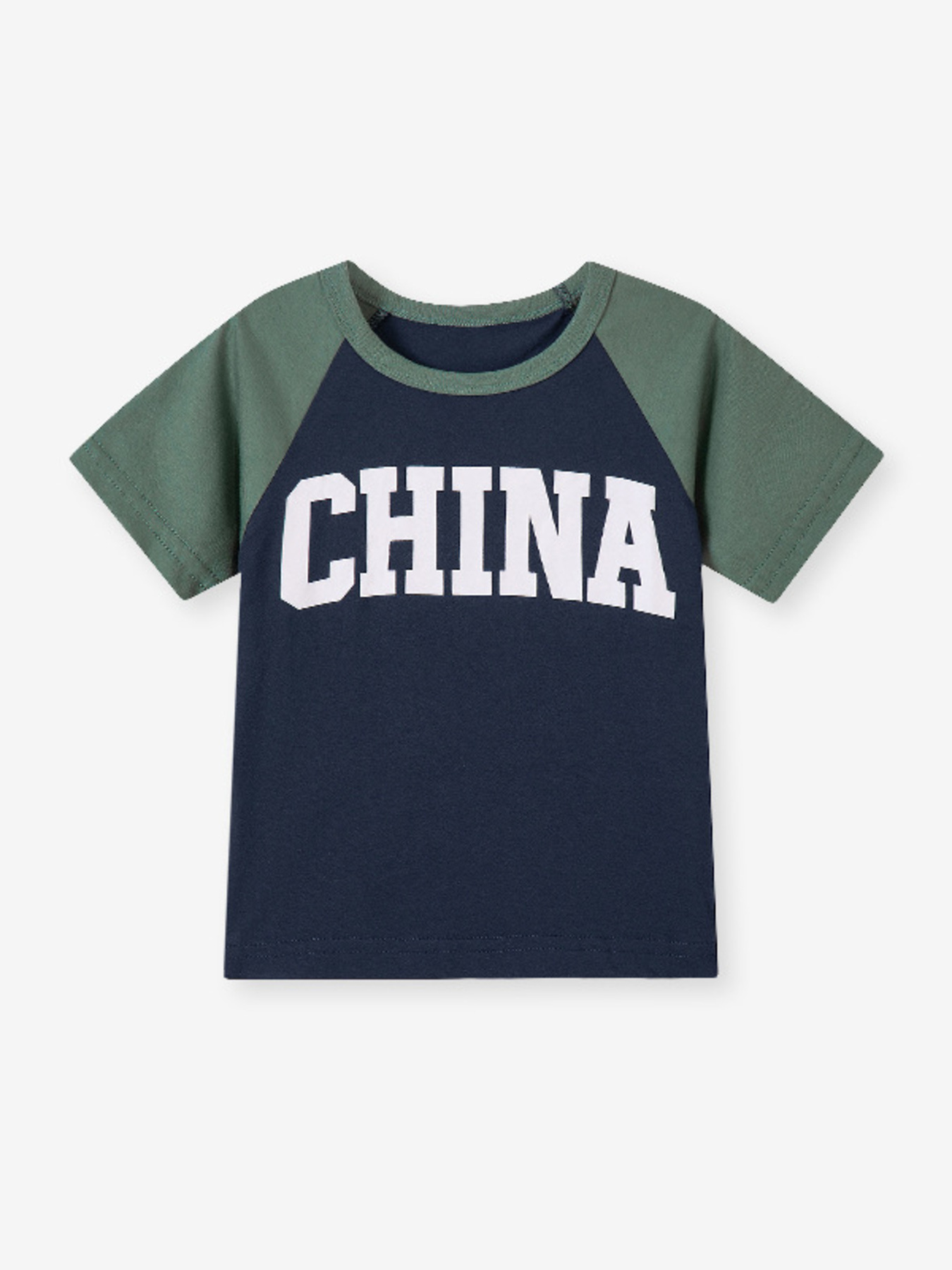 Children's Letter Raglan Sleeve T-Shirt