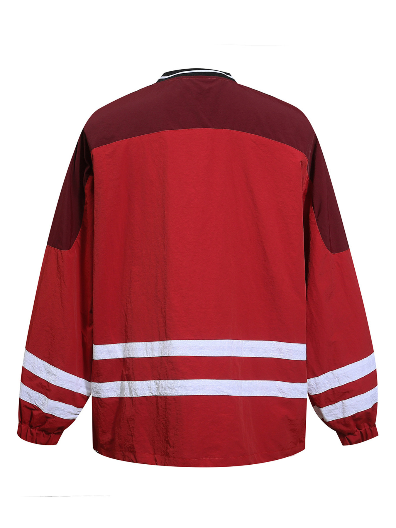 Men's Letter Lace Up Long Sleeve Top