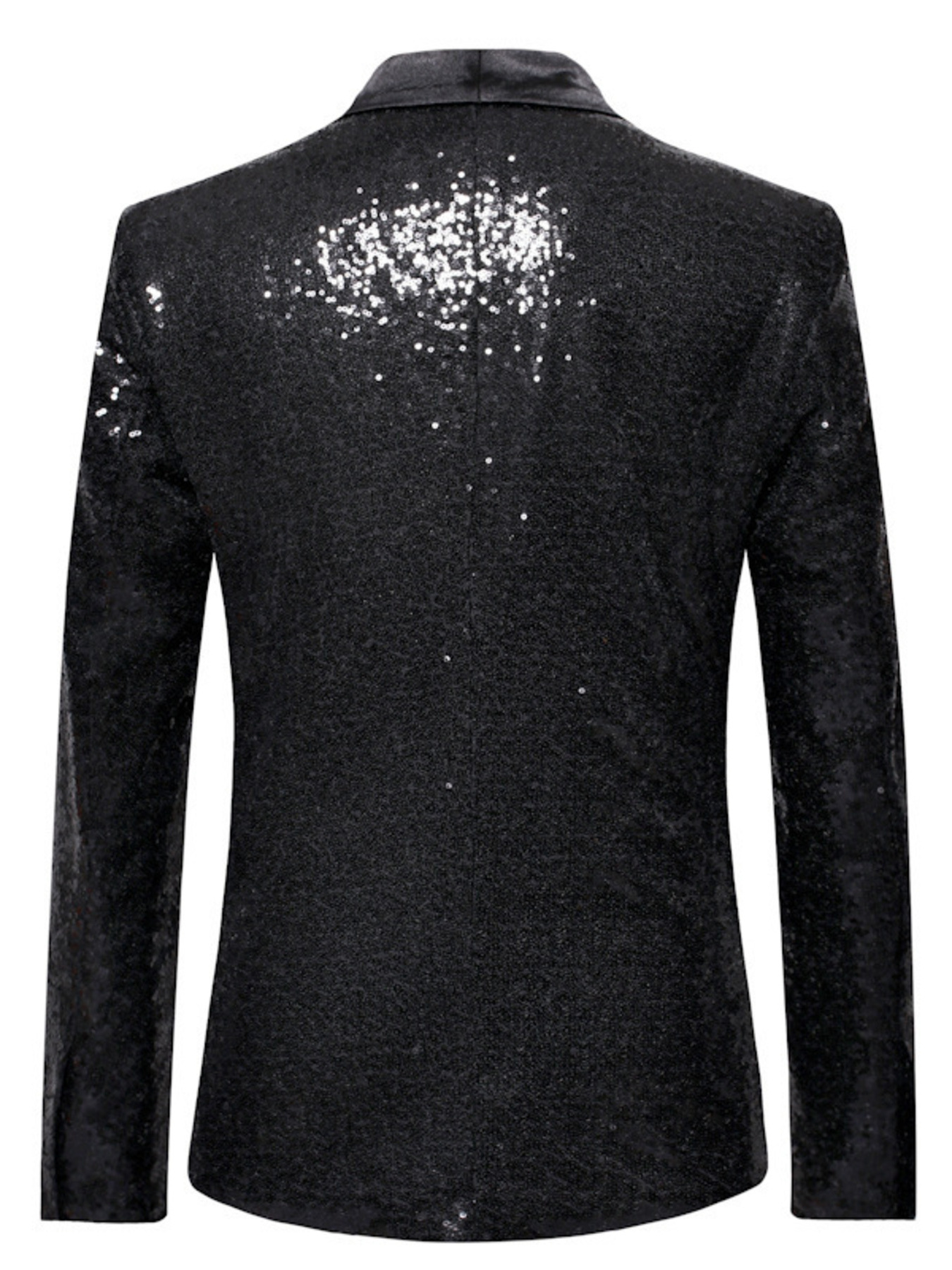 Men's Sequin Long Sleeve Blazer