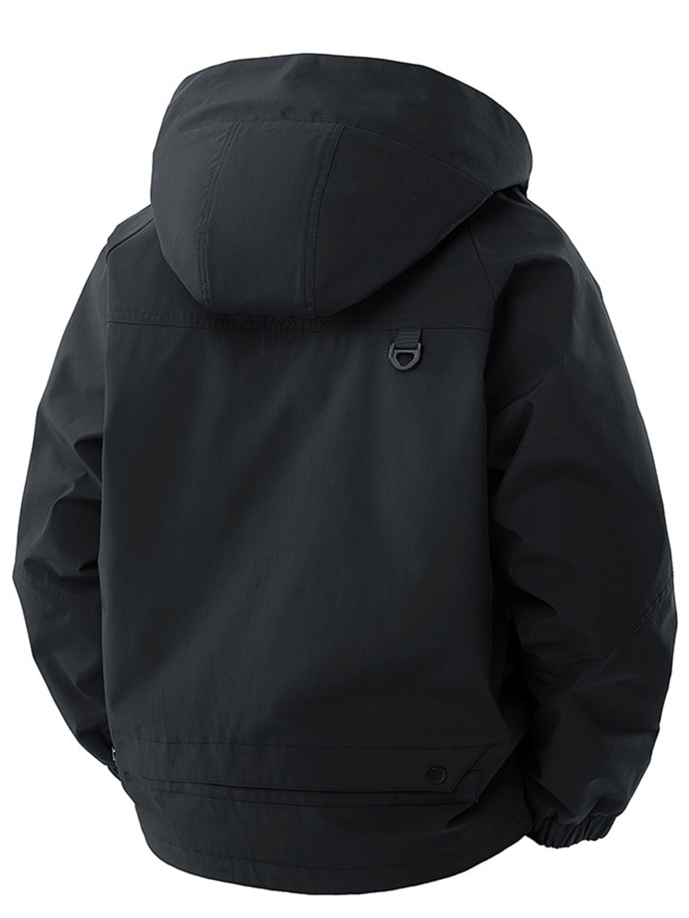 Men's Full Size Zip Up Long Sleeve Hooded Jacket Plus Size