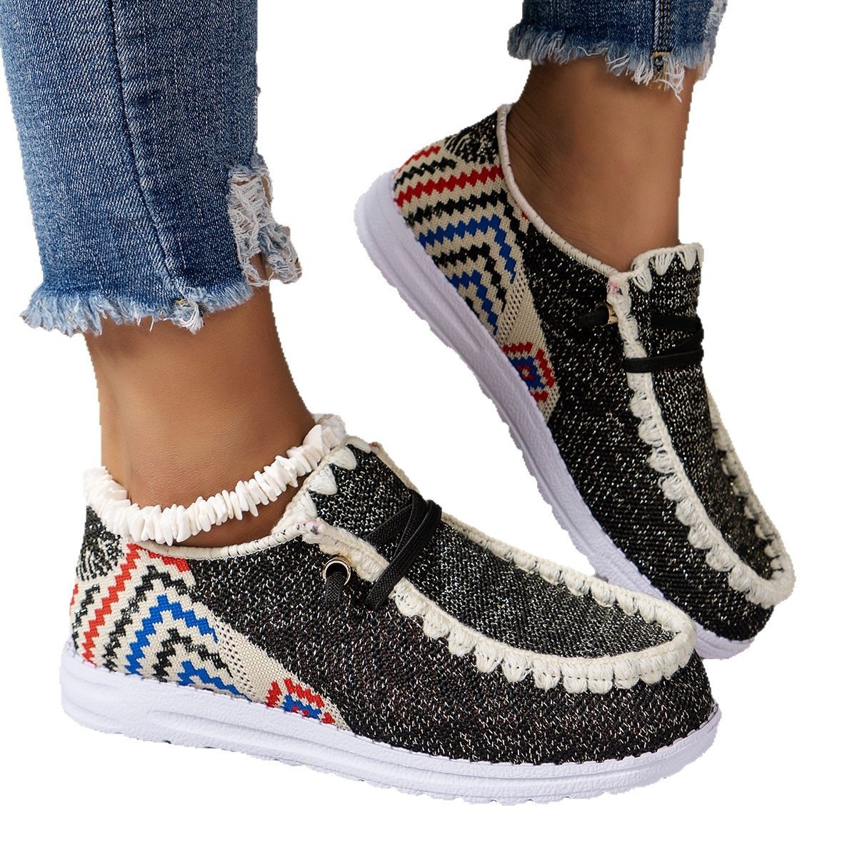 Round Toe Flats Sneakers