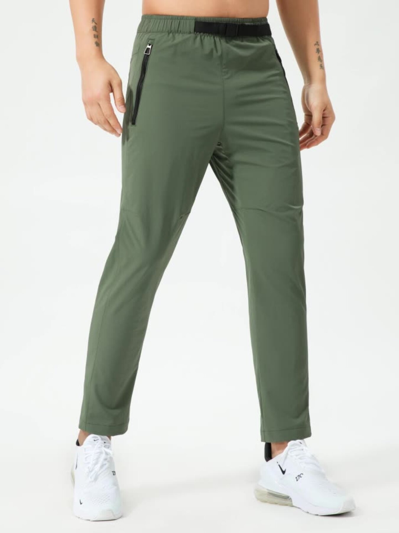 Men's Plus Size Elastic Waist Pants