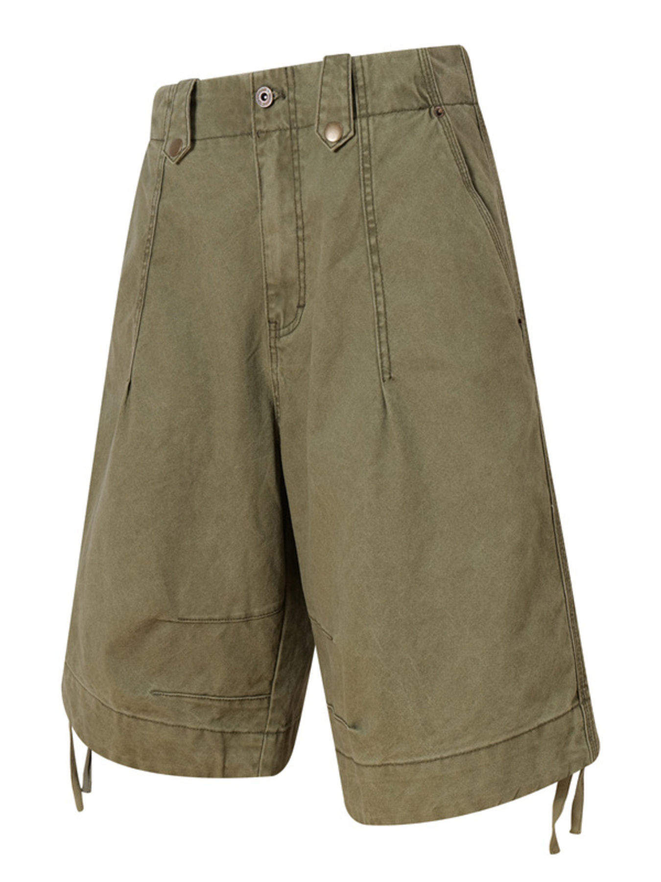 Men's Wide Leg Denim Shorts