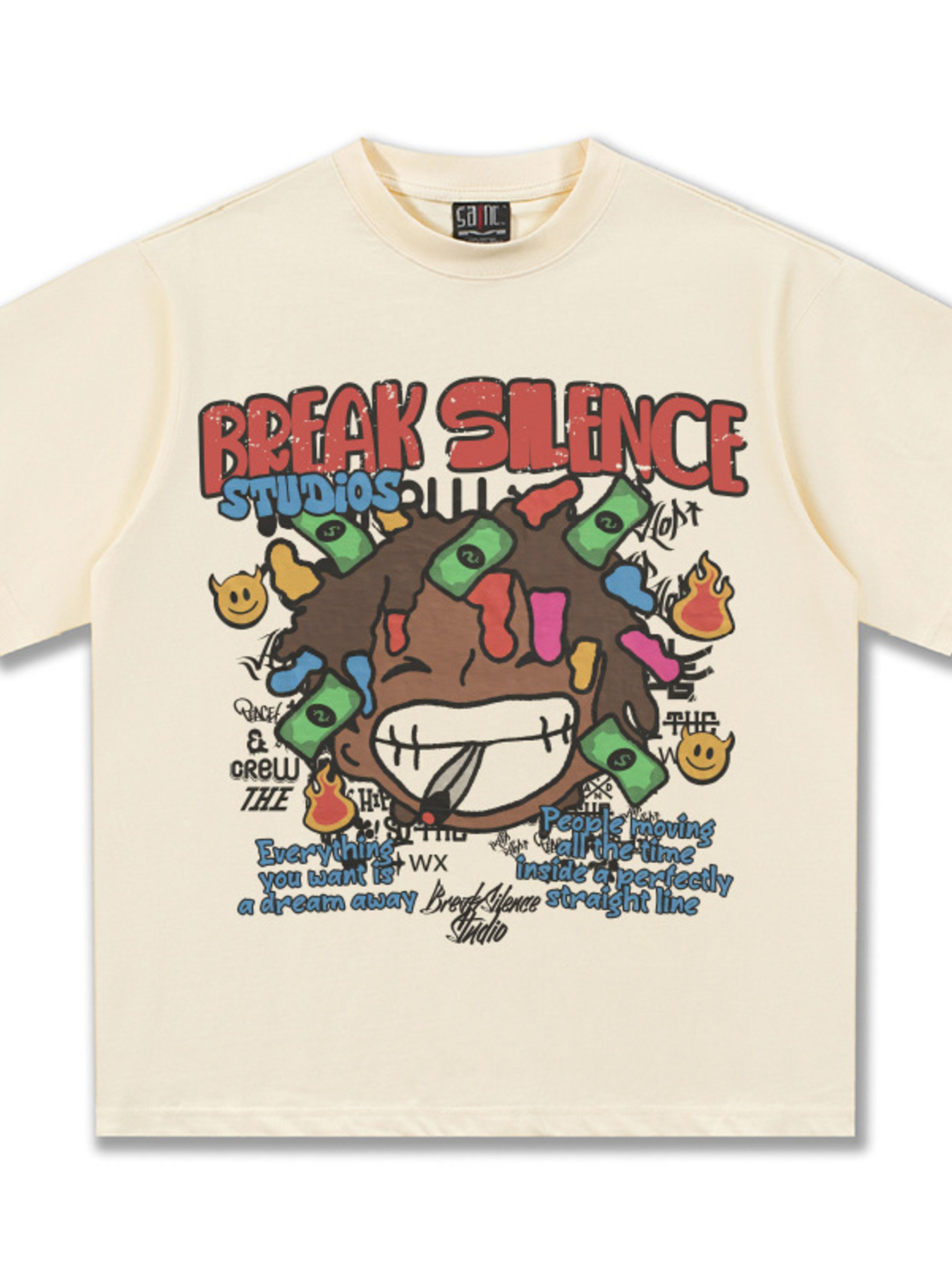 Men's Break Silence Graphic Relaxed Fit T-Shirt