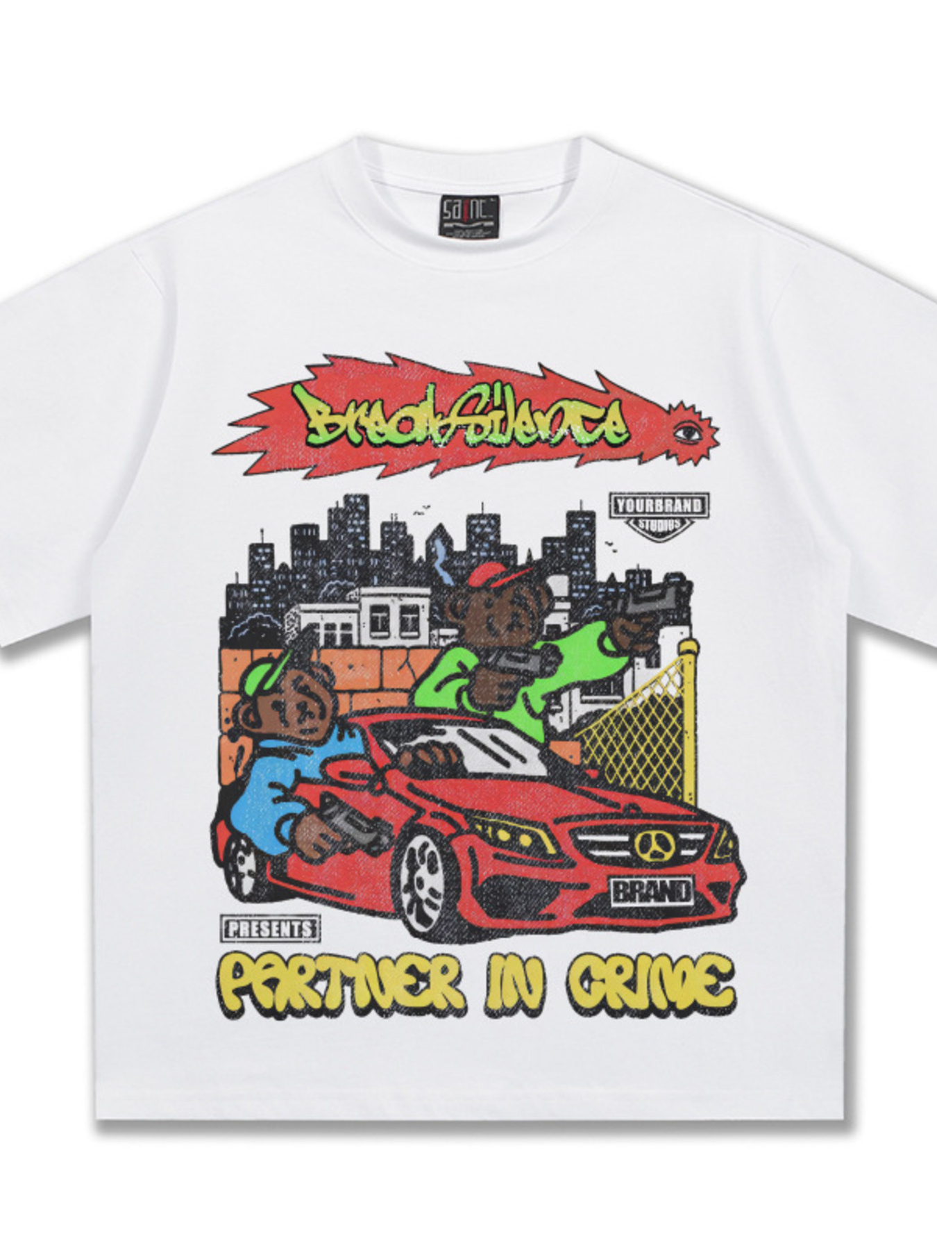 Men's Graphic Crew Neck T-Shirt