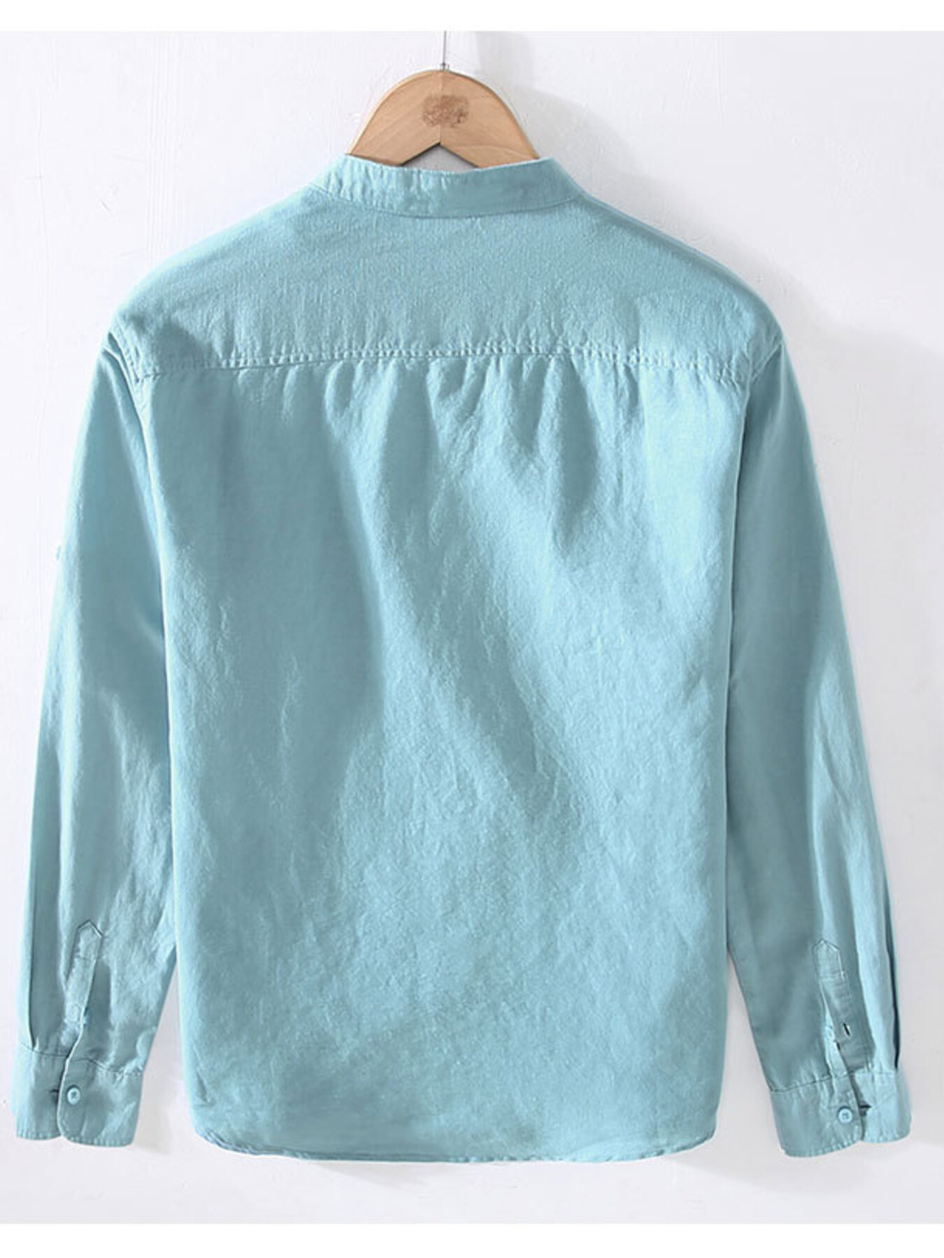 Men's Full Size Button Up Long Sleeve Shirt Plus Size