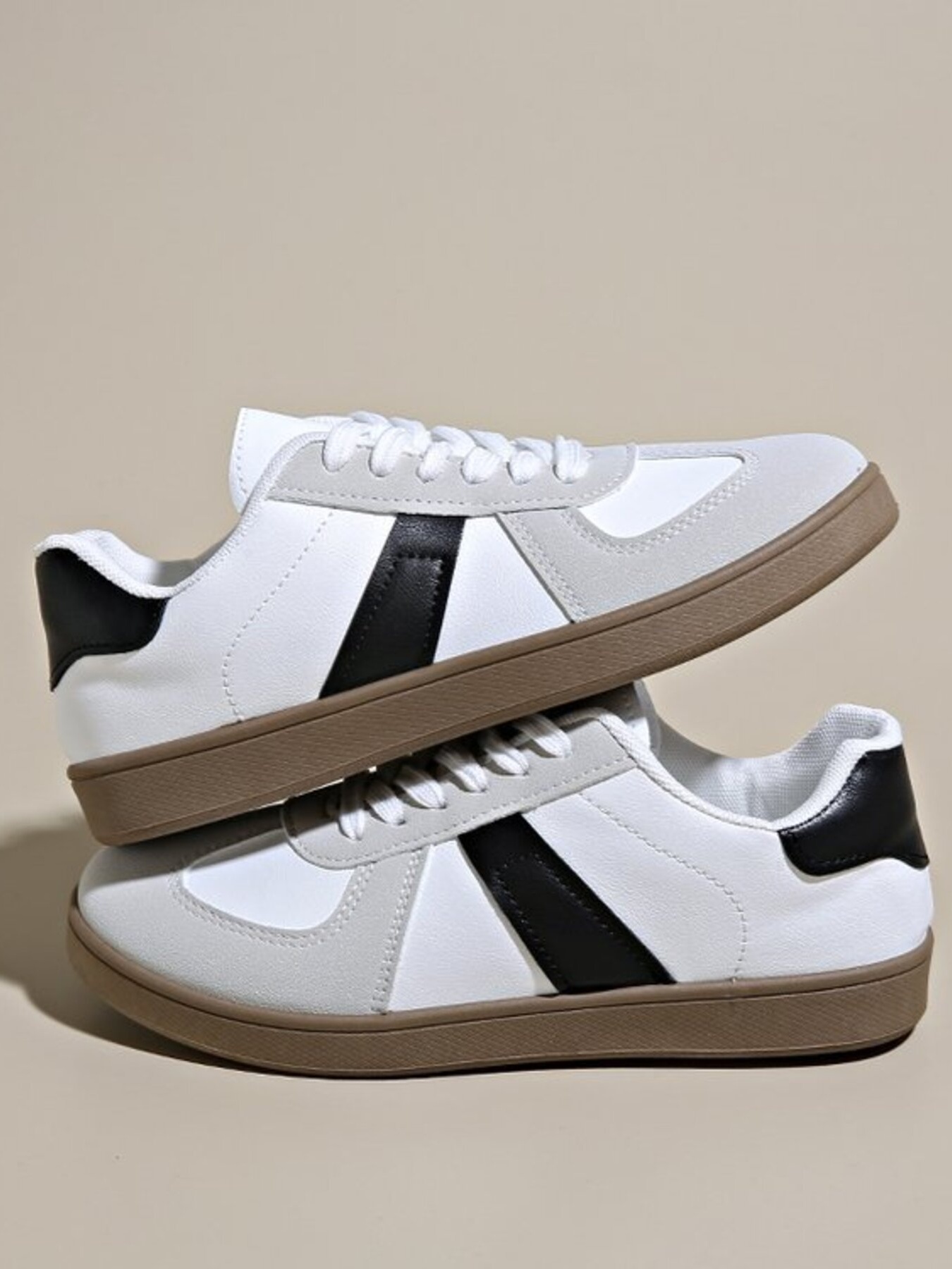 Stripe Lace Up Sneakers