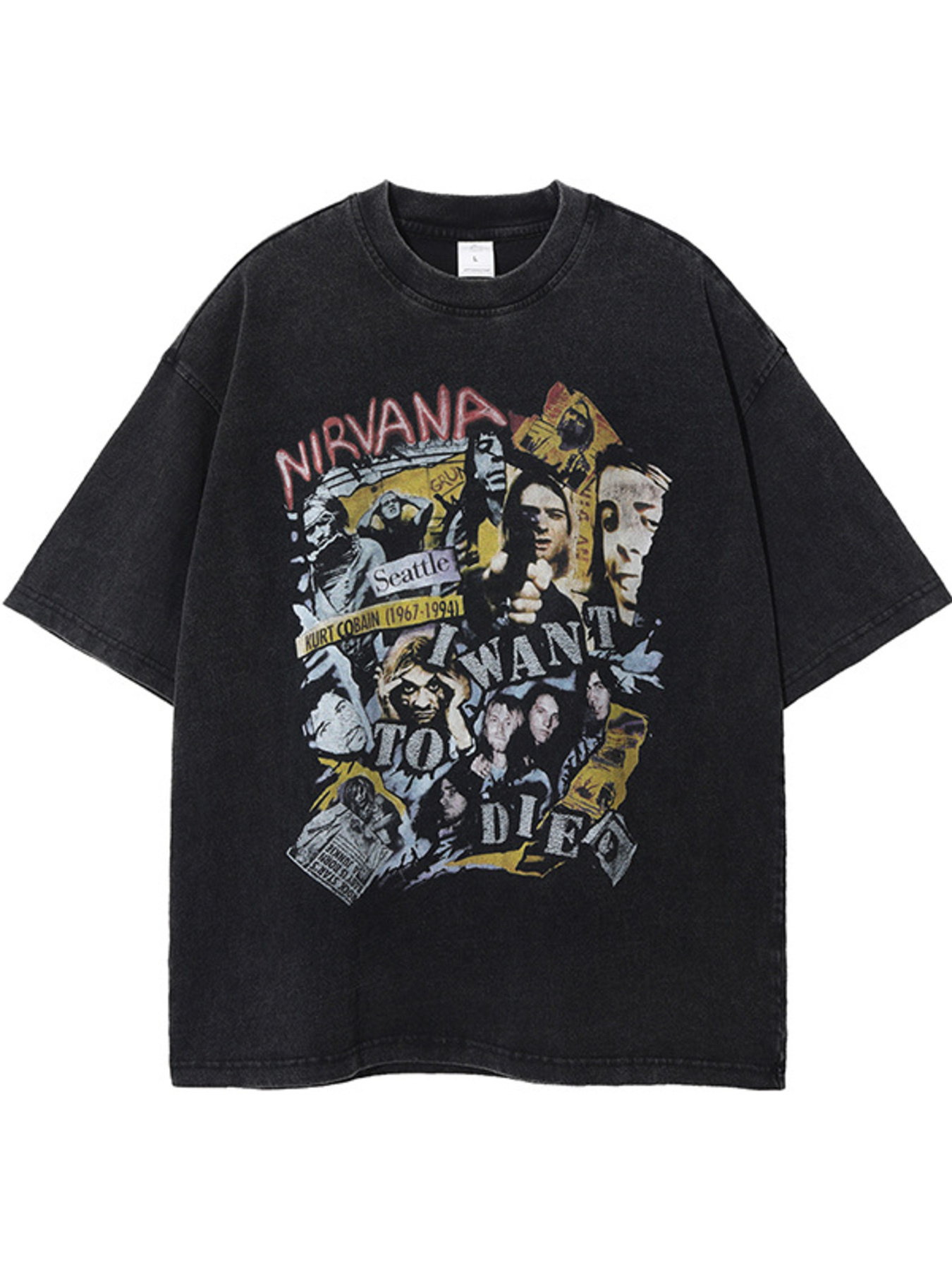 Men's Graphic Round Neck Half Sleeve T-Shirt