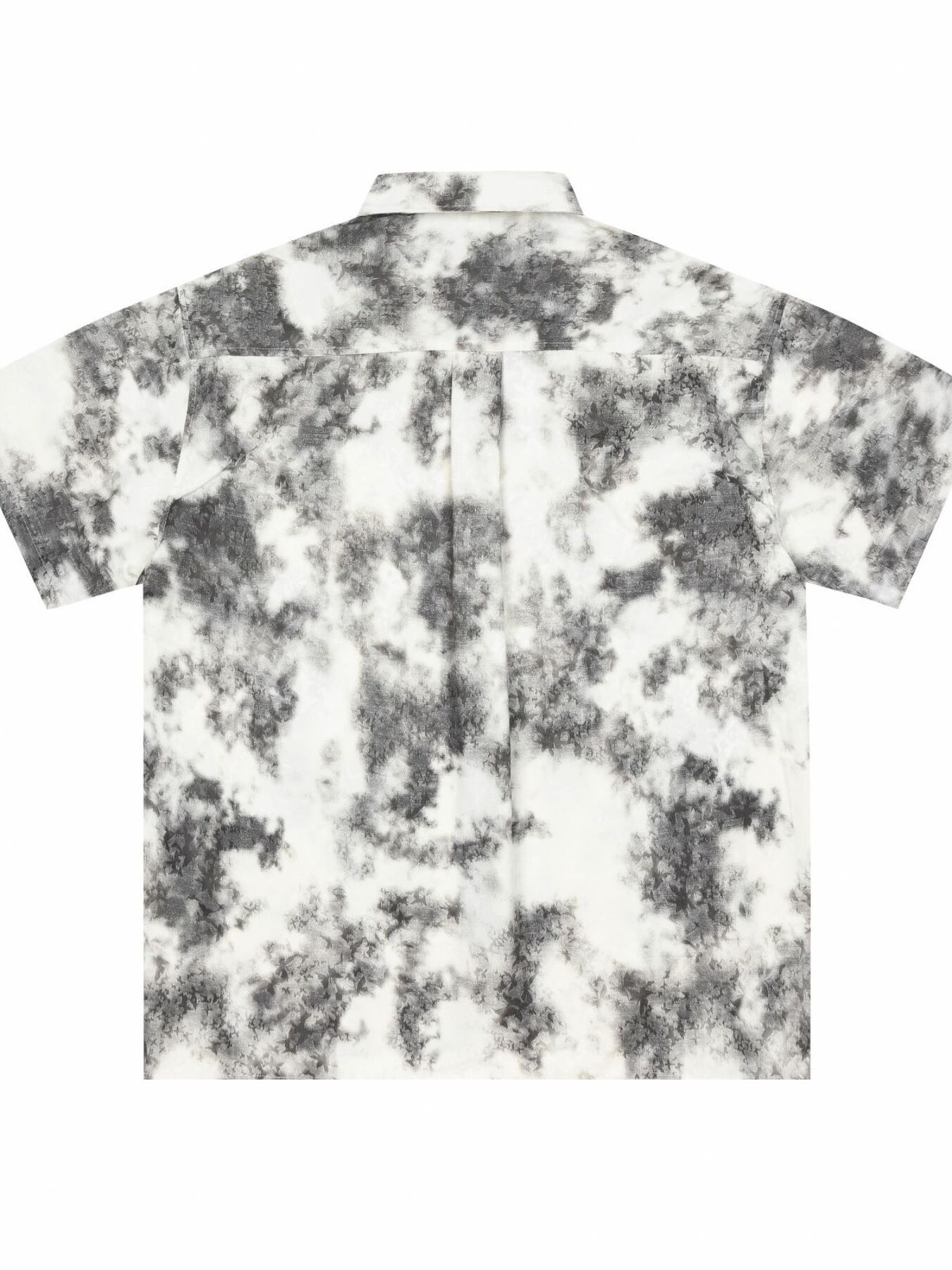 Men's Tie-Dye Print Short Sleeve Shirt