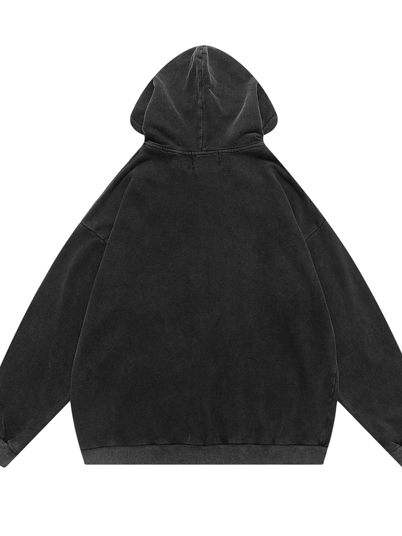 Men's Drawstring Zip Up Long Sleeve Hoodie